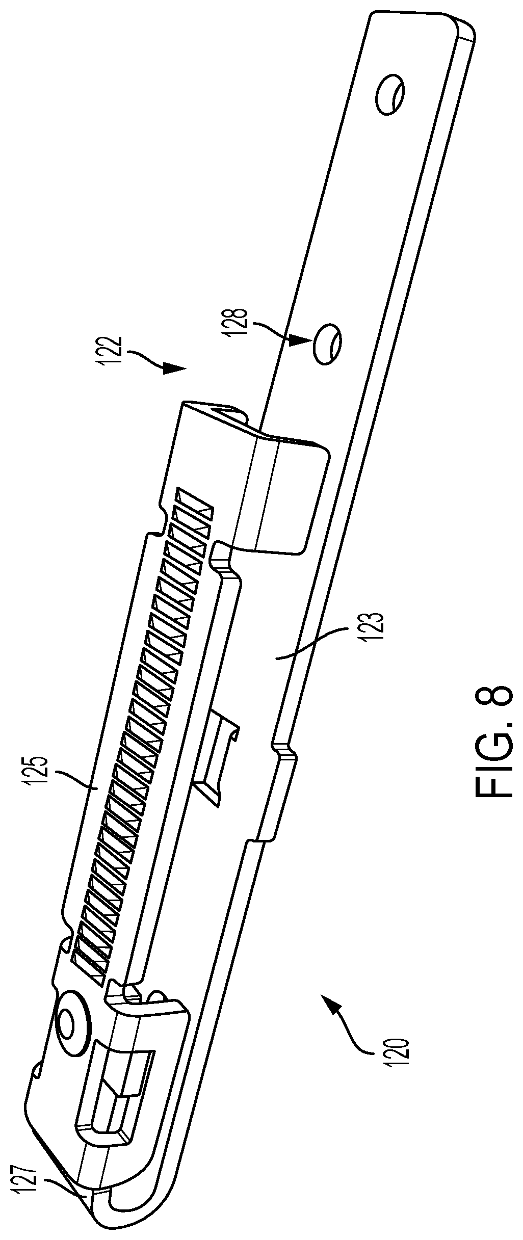 Patent US12319339 Figure 5 – Customizable energy absorption strap assembly for steering system