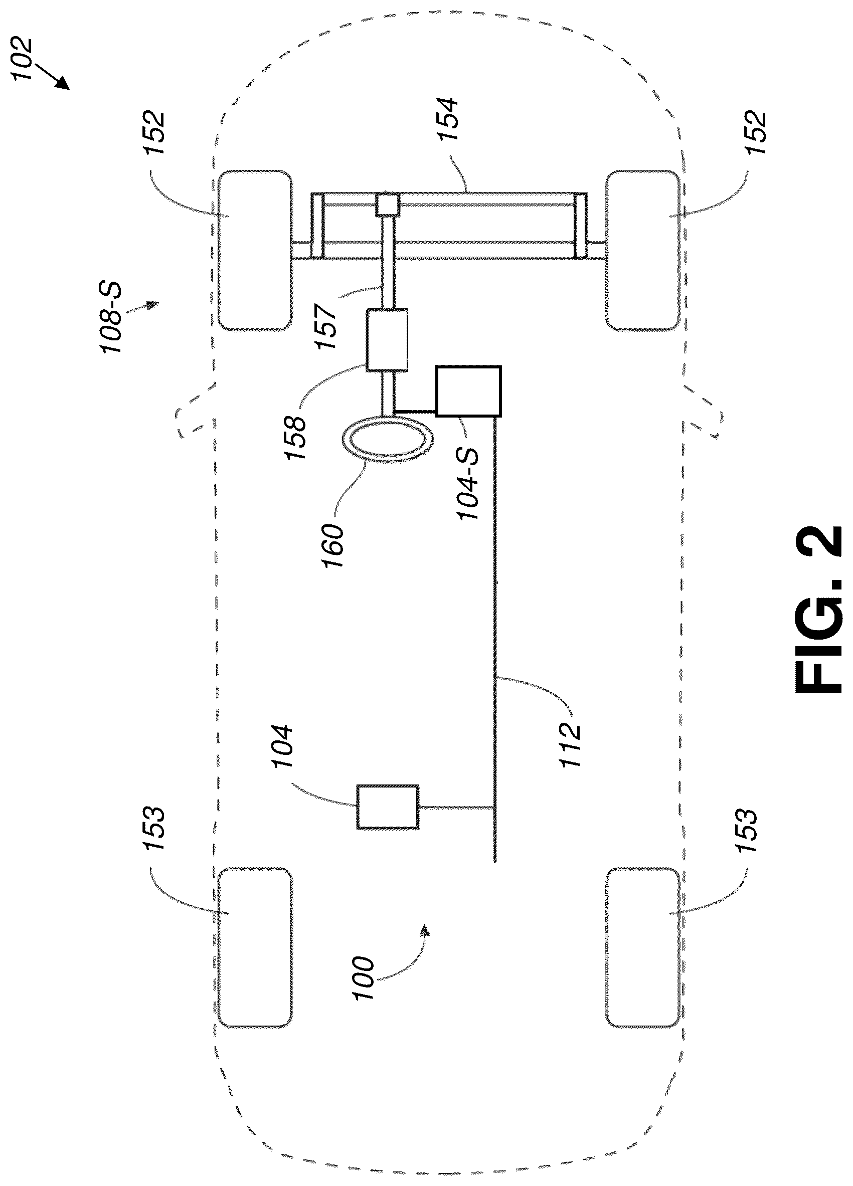 Patent US12319342 Figure 2 – Vehicle steering control