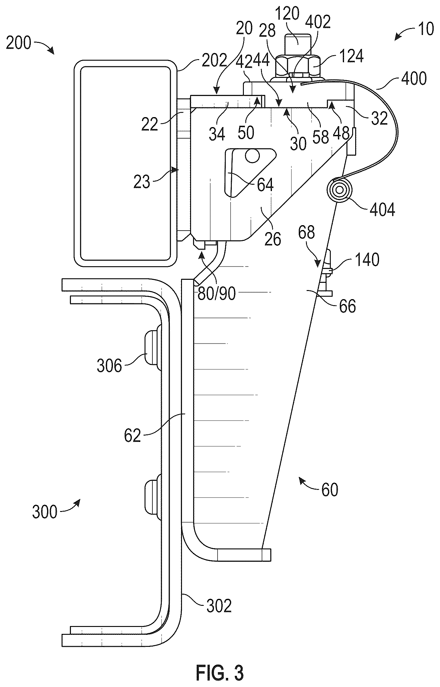 Patent US12319344 Figure 3 – Body tie-down