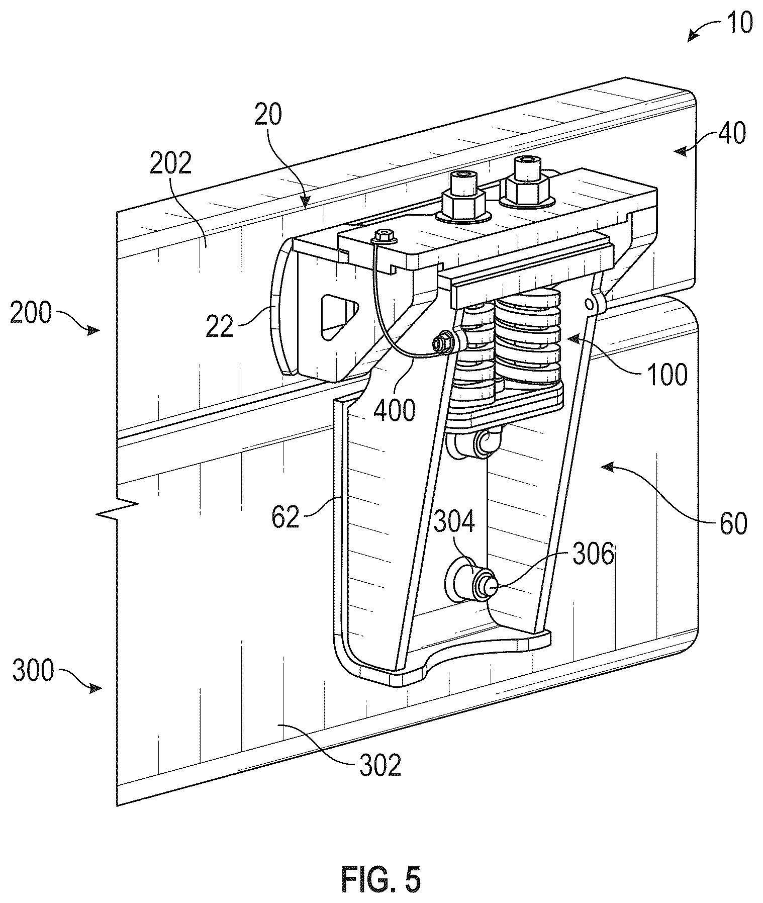 Patent US12319344 Figure 5 – Body tie-down