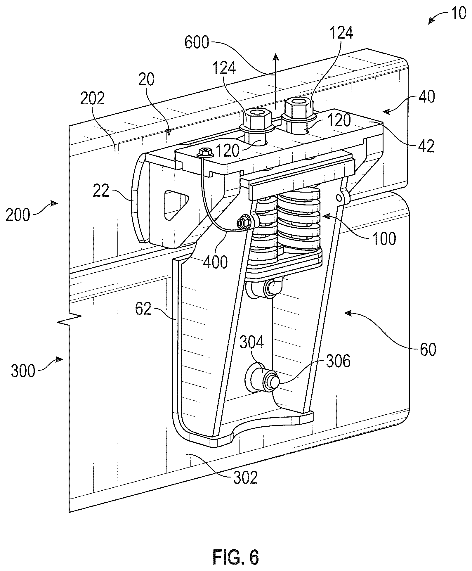 Patent US12319344 Figure 6 – Body tie-down