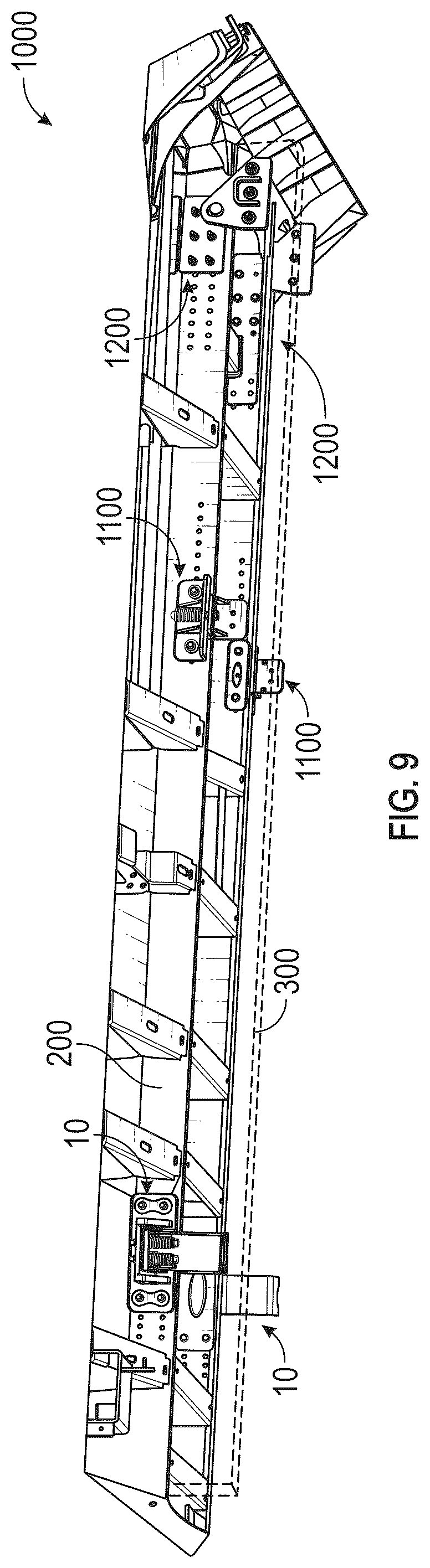 Patent US12319344 Figure 9 – Body tie-down