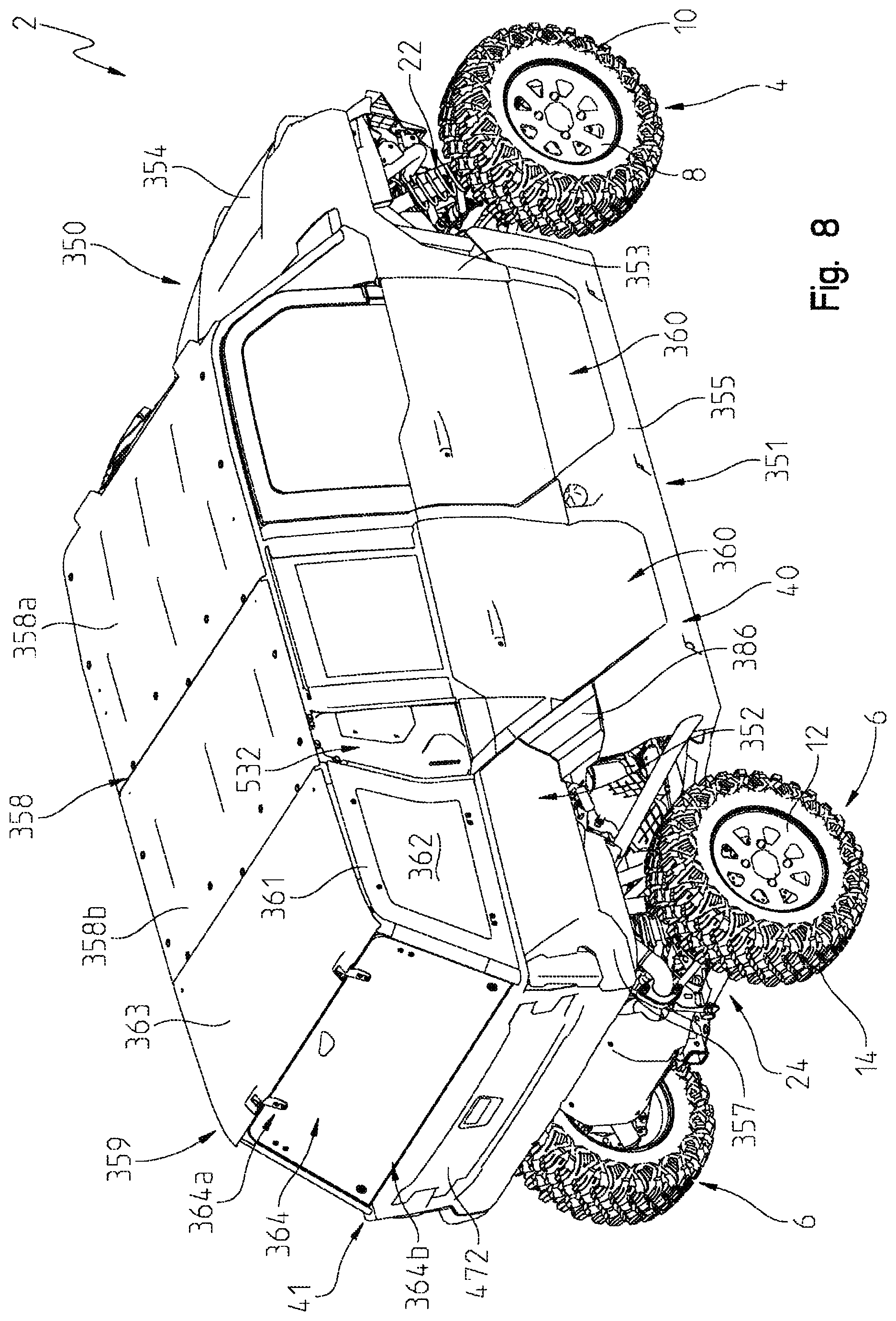Patent US12319346 Figure 7 – Off-road vehicle