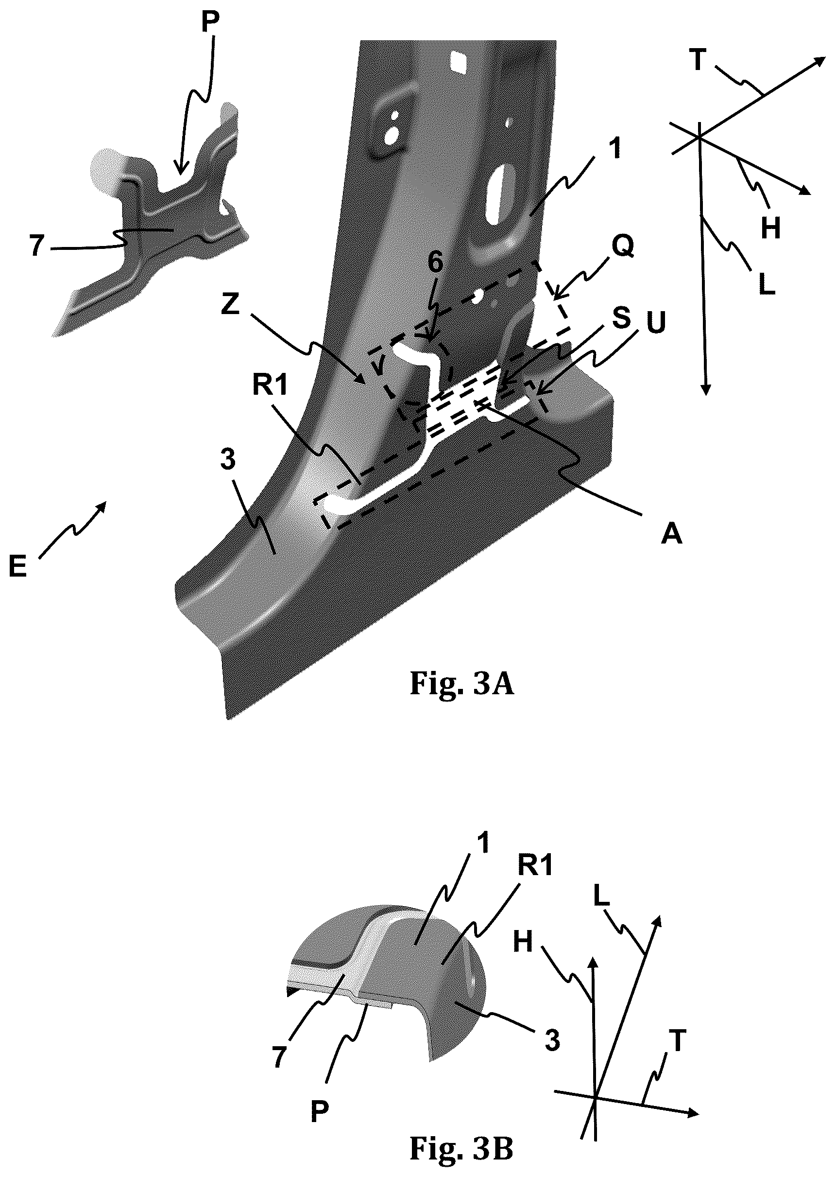 Patent US12319347 Figure 2 – Metal structural component comprising a higher-ductility patch and method of manufacture thereof