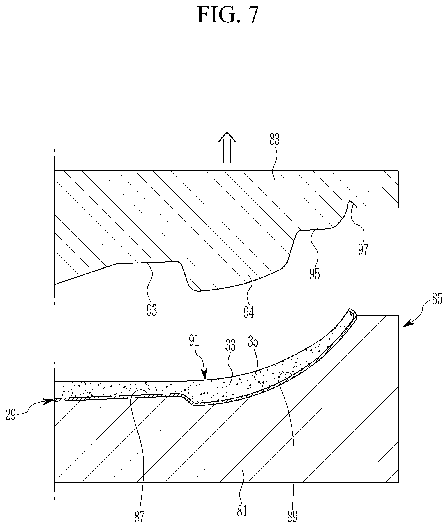 Patent US12319350 Figure 7 – Plastic composite material panel and manufacturing method thereof