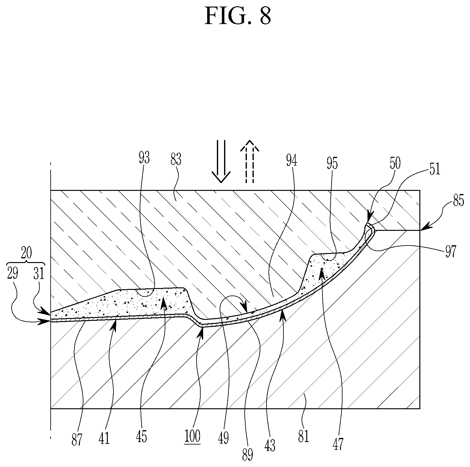 Patent US12319350 Figure 8 – Plastic composite material panel and manufacturing method thereof
