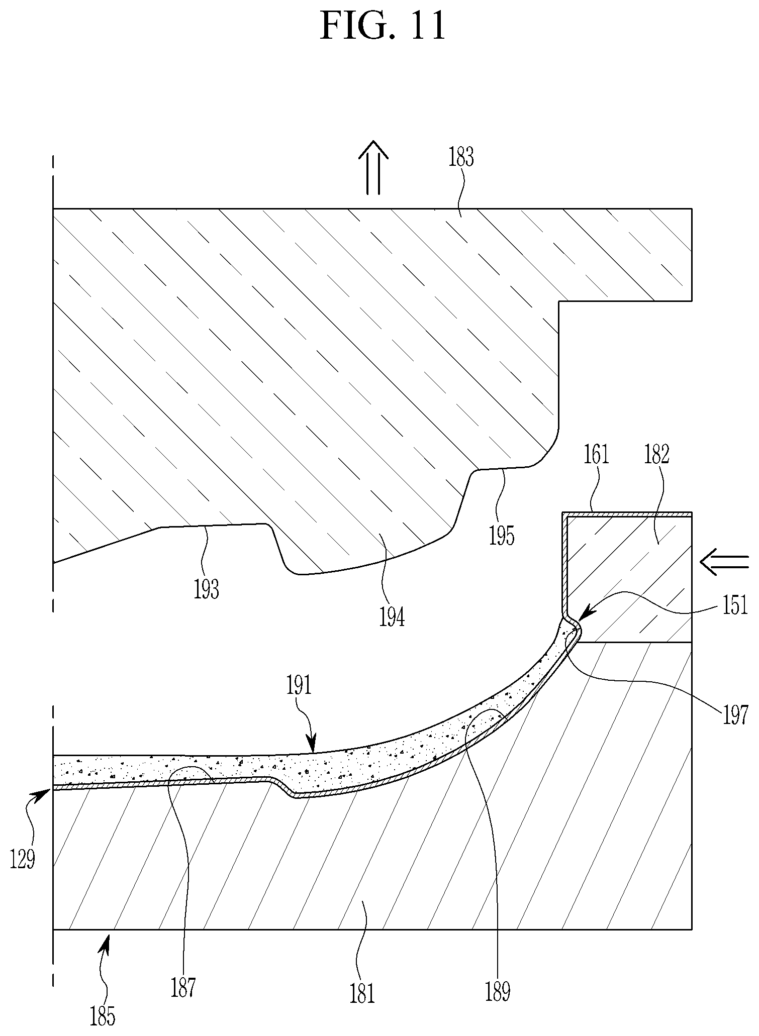 Patent US12319350 Figure 11 – Plastic composite material panel and manufacturing method thereof