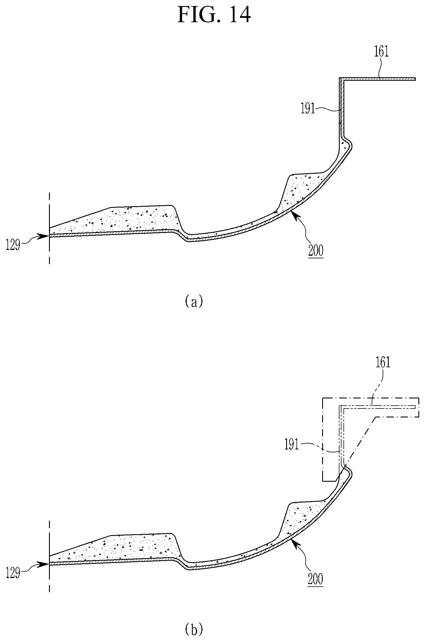 Patent US12319350 Figure 14 – Plastic composite material panel and manufacturing method thereof