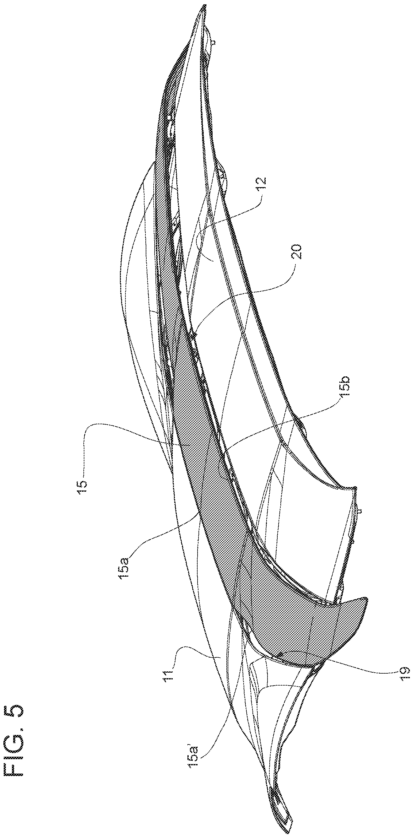 Patent US12319353 Figure 5 – Hood for a motor vehicle