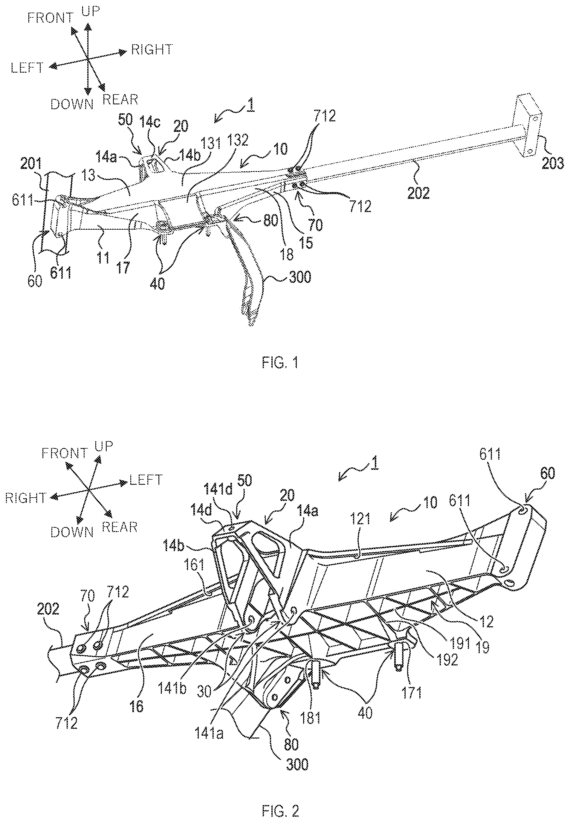 Patent US12319354 — Steering support — Figure 1