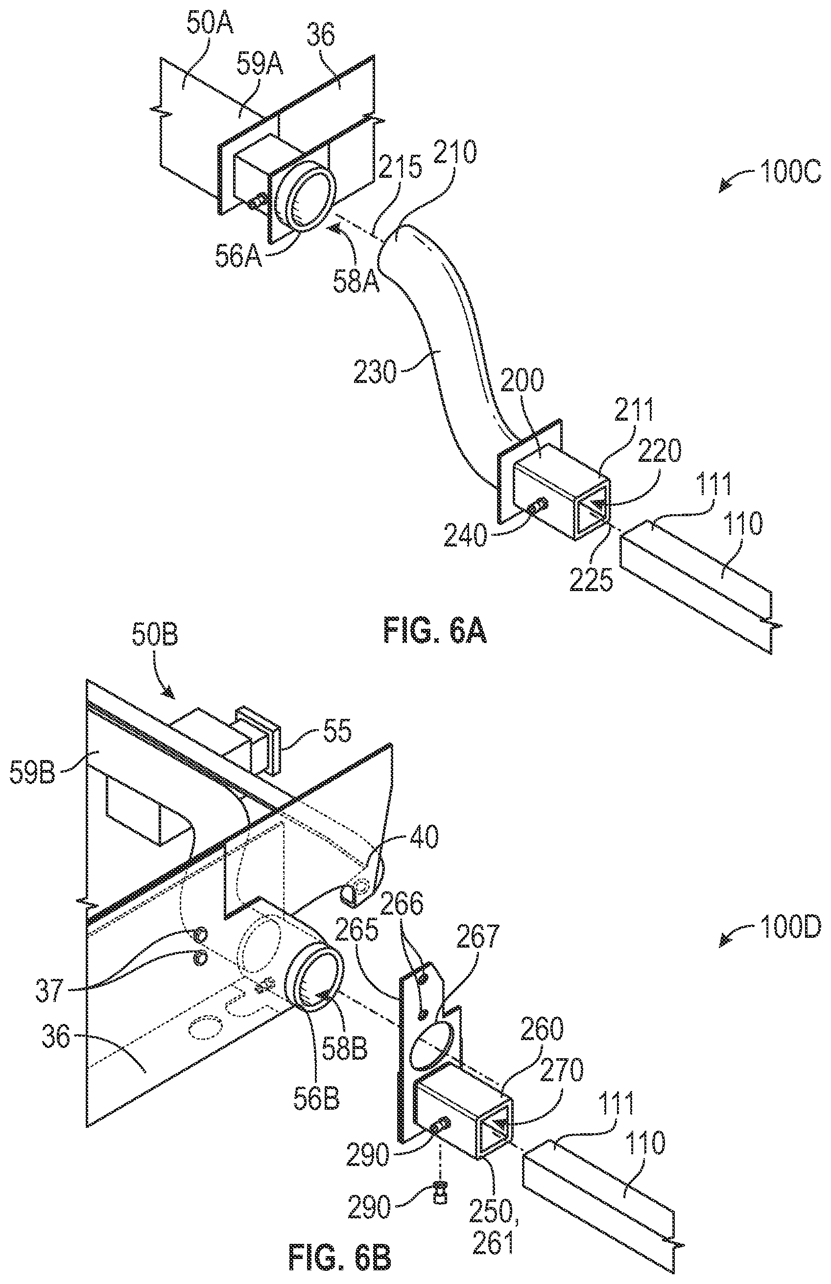 Patent US12319355 Figure 4 – Mud flap and step assembly