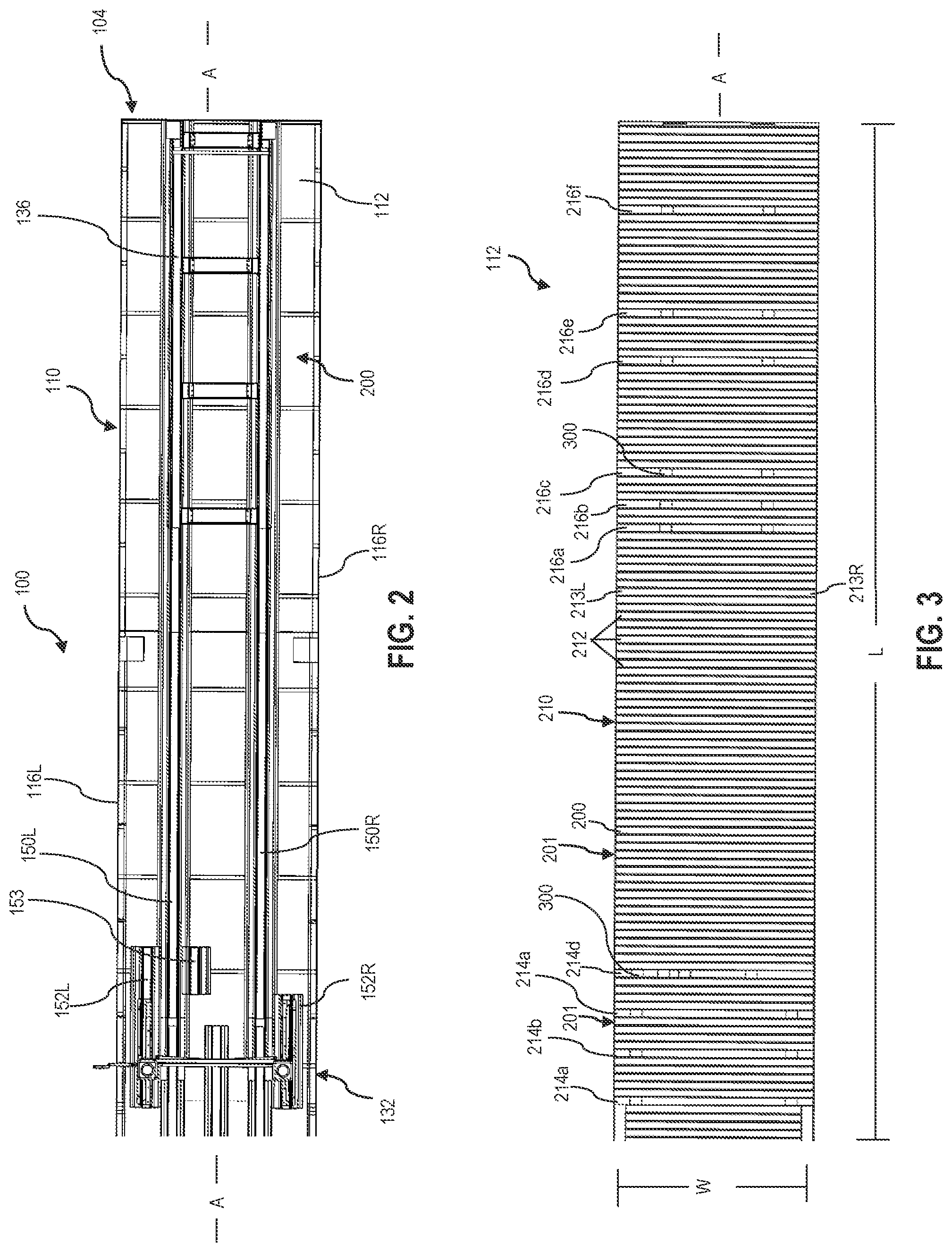 Patent US12319357 Figure 2 – Slide rail assembly and landing gear assembly with embedded hardpoint connectors