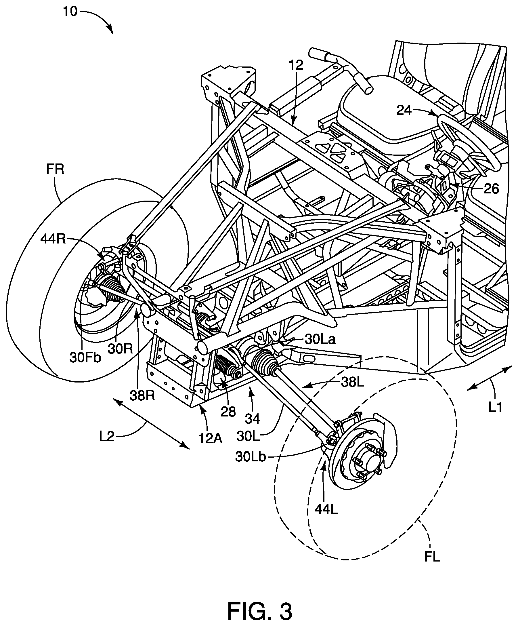 Patent US12319358 Figure 2 – Steering assembly