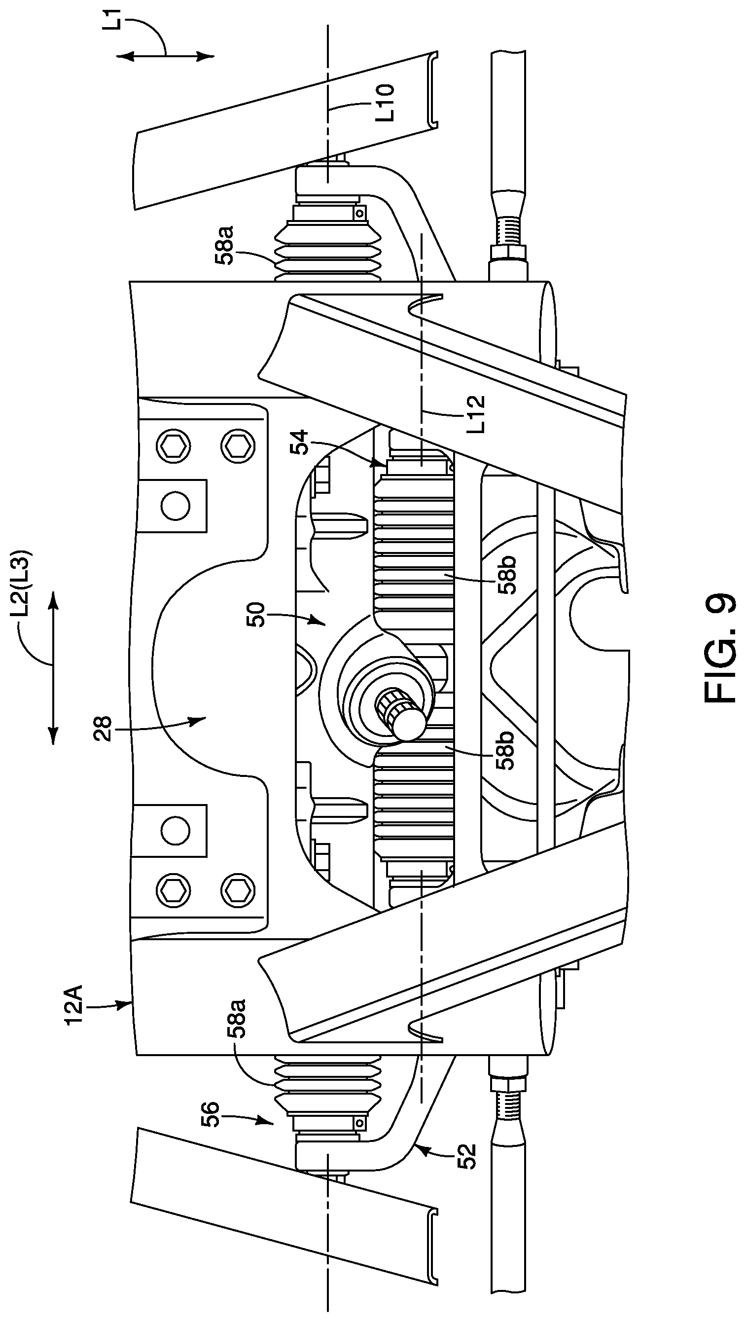 Patent US12319358 Figure 8 – Steering assembly