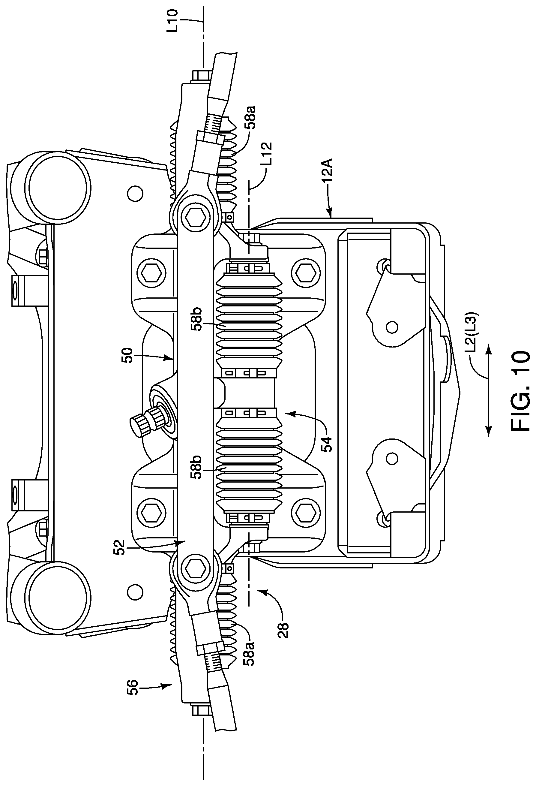 Patent US12319358 Figure 9 – Steering assembly