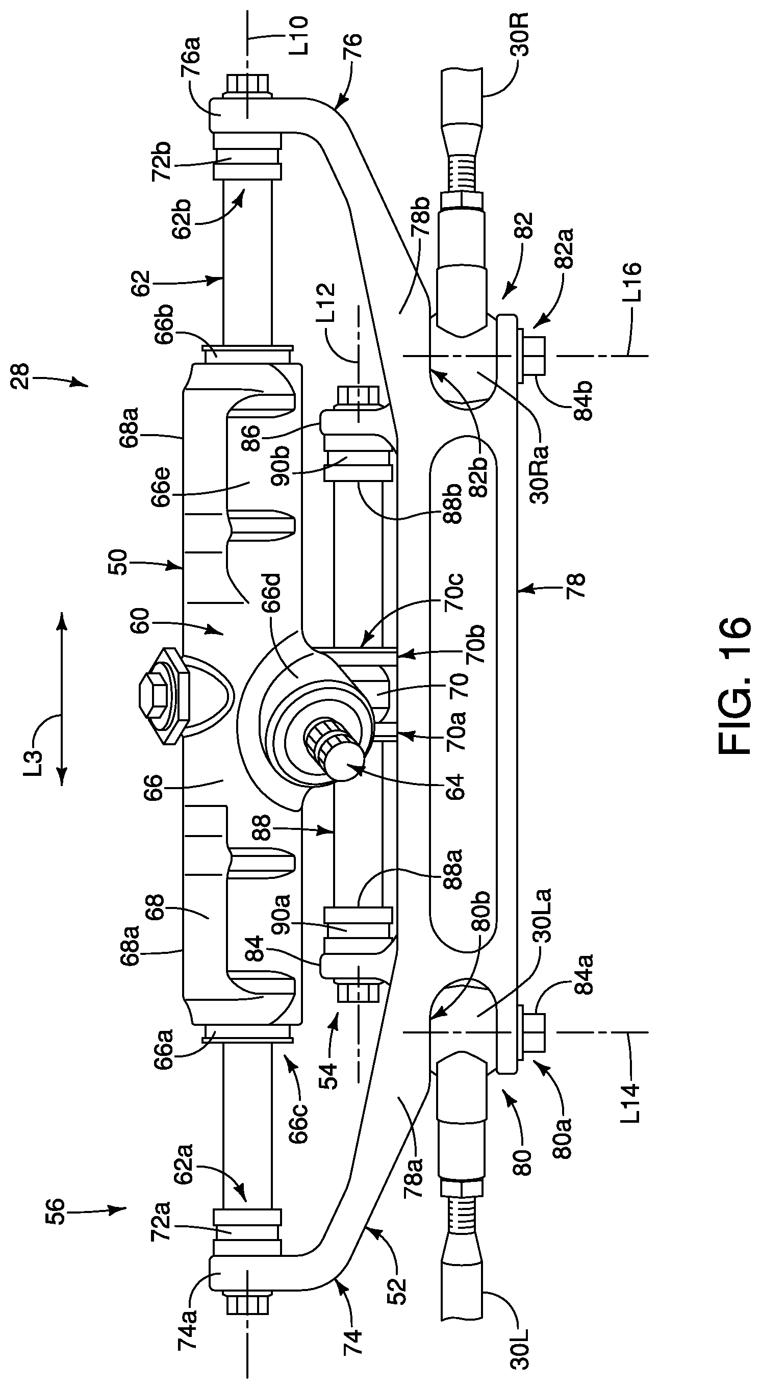 Patent US12319358 Figure 14 – Steering assembly