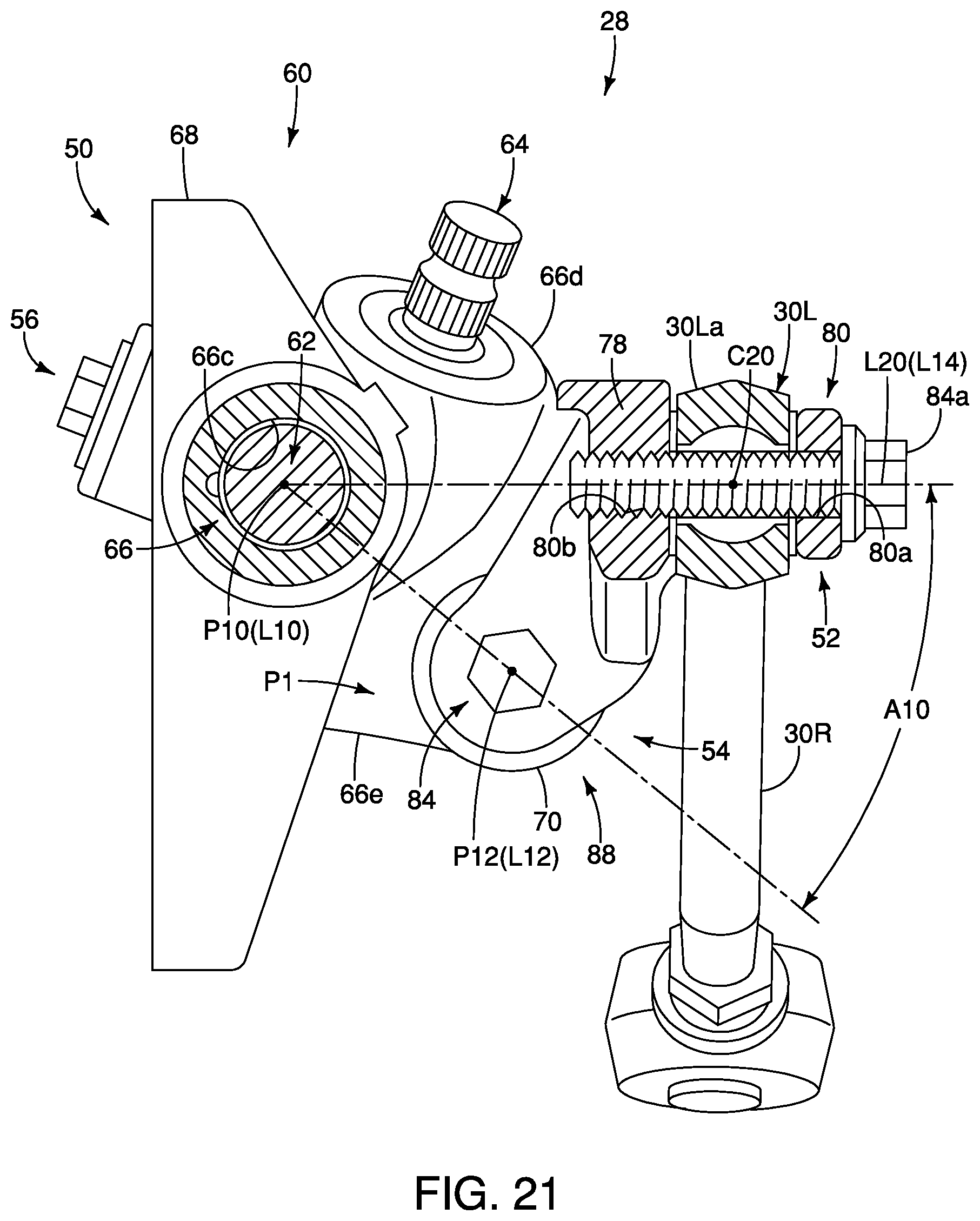 Patent US12319358 Figure 19 – Steering assembly