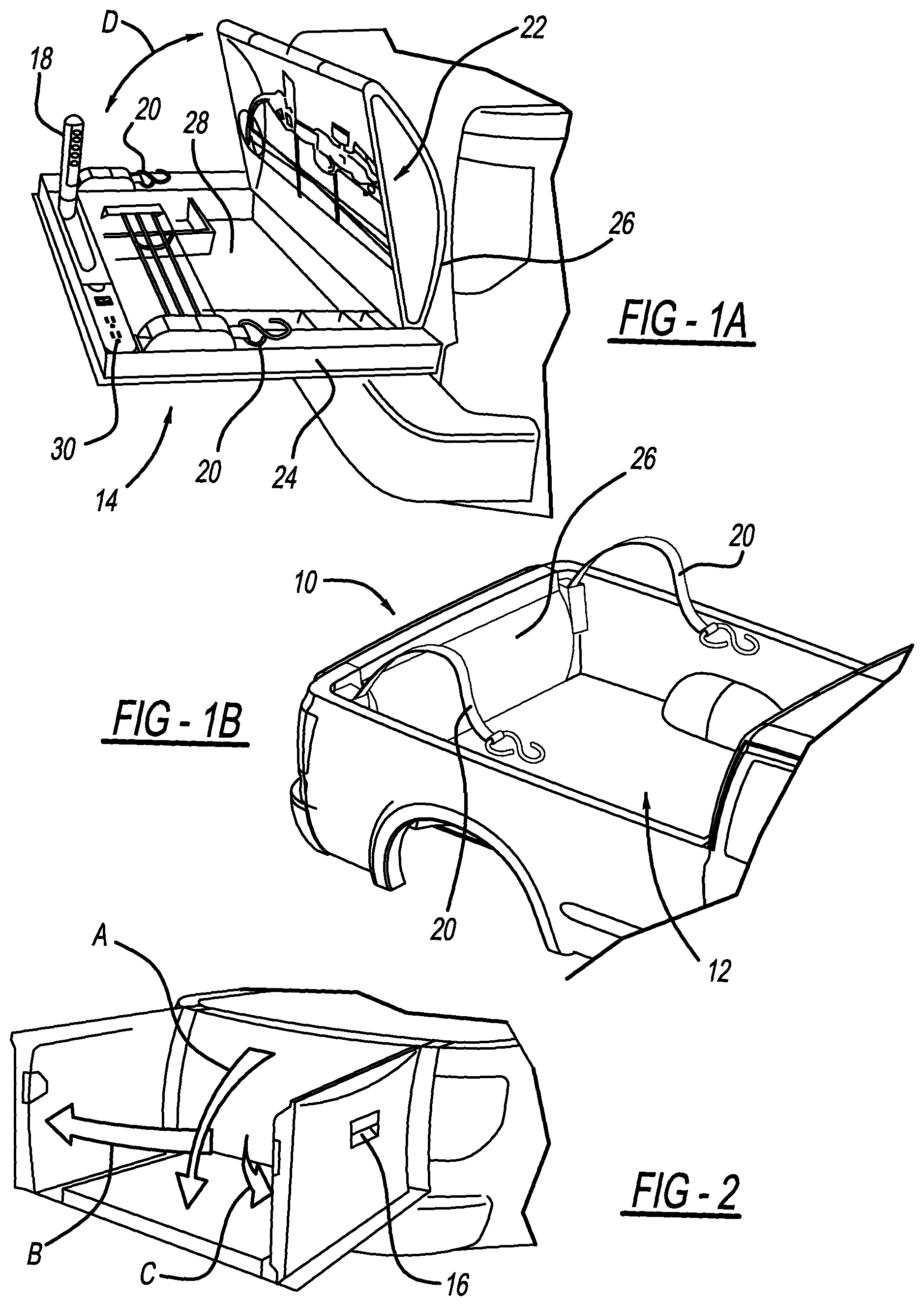 Patent US12319360 — Modular tailgate — Figure 1