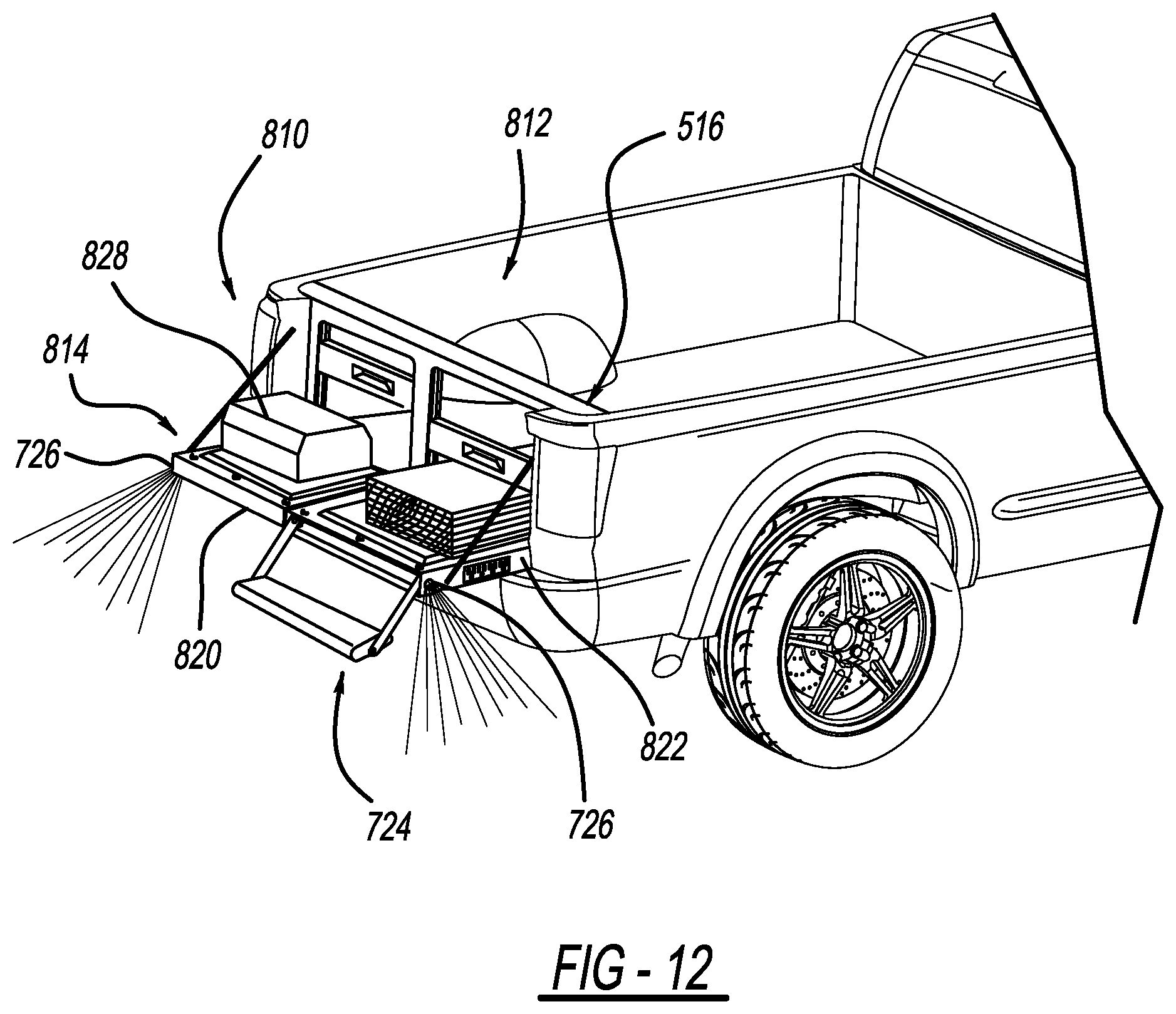 Patent US12319360 Figure 8 – Modular tailgate