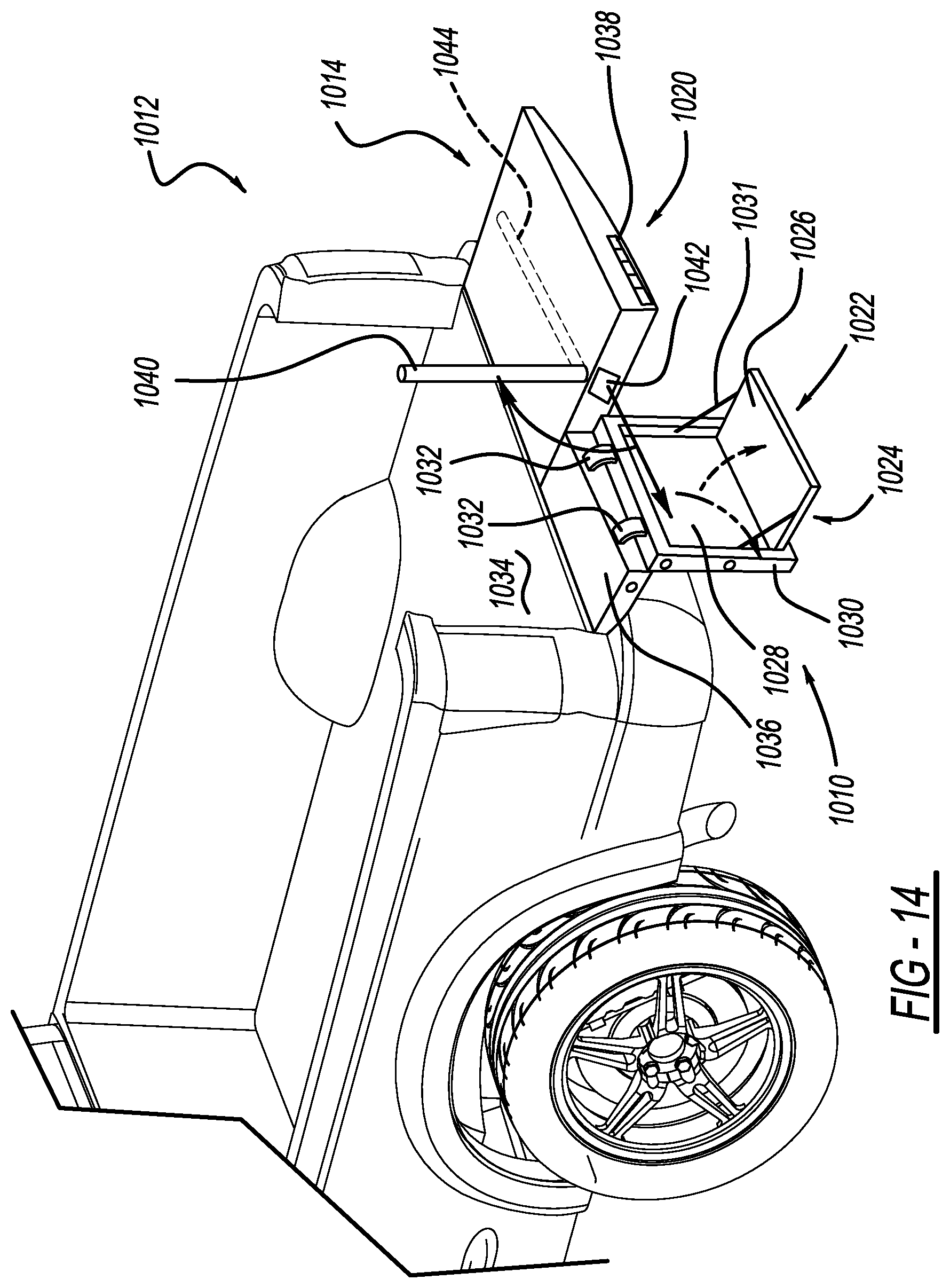 Patent US12319360 Figure 13 – Modular tailgate