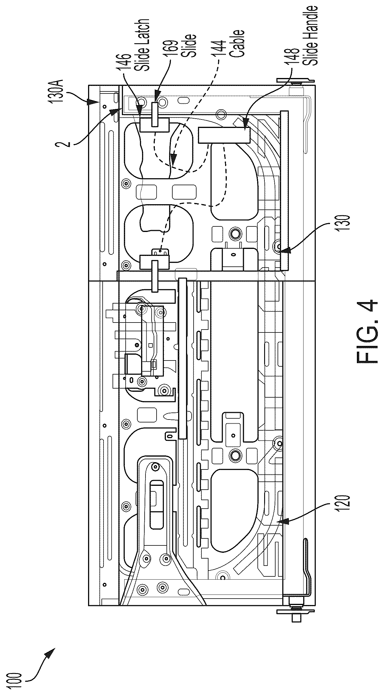 Patent US12319361 Figure 6 – Sliding tailgate for a vehicle