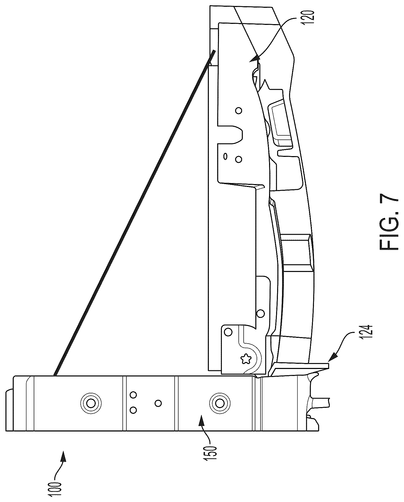 Patent US12319361 Figure 9 – Sliding tailgate for a vehicle