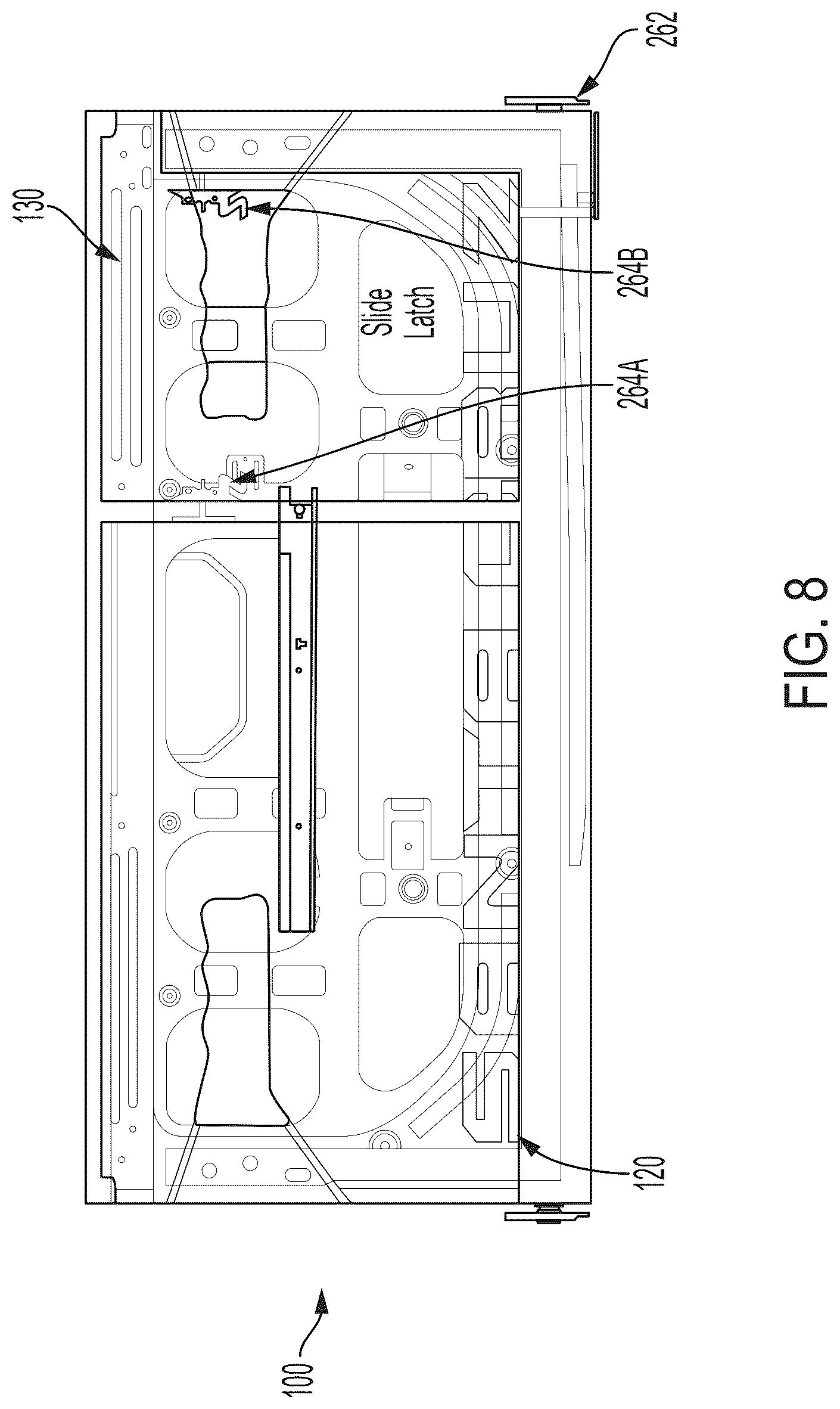 Patent US12319361 Figure 10 – Sliding tailgate for a vehicle