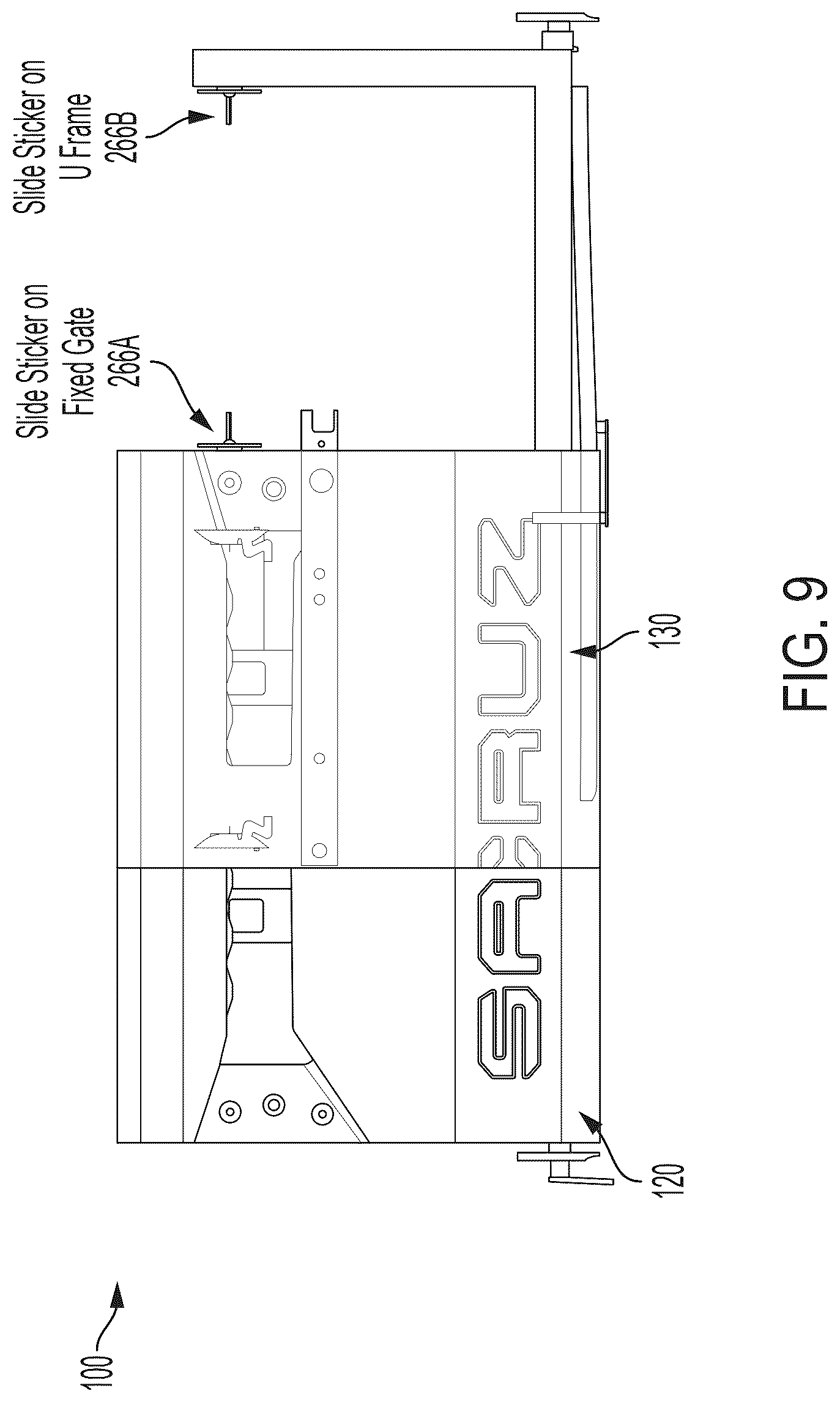 Patent US12319361 Figure 11 – Sliding tailgate for a vehicle