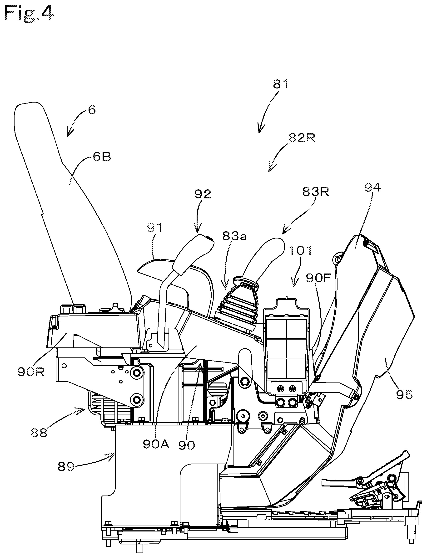 Patent US12319362 Figure 4 – Housing body and working machine