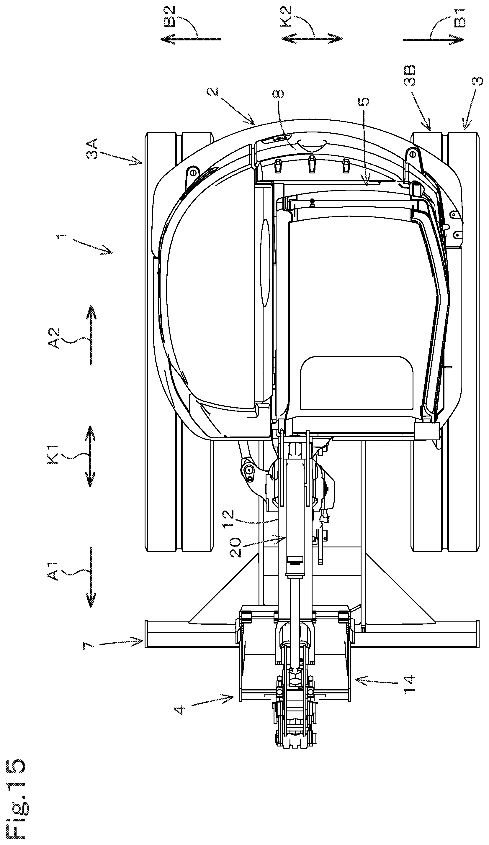 Patent US12319362 Figure 15 – Housing body and working machine
