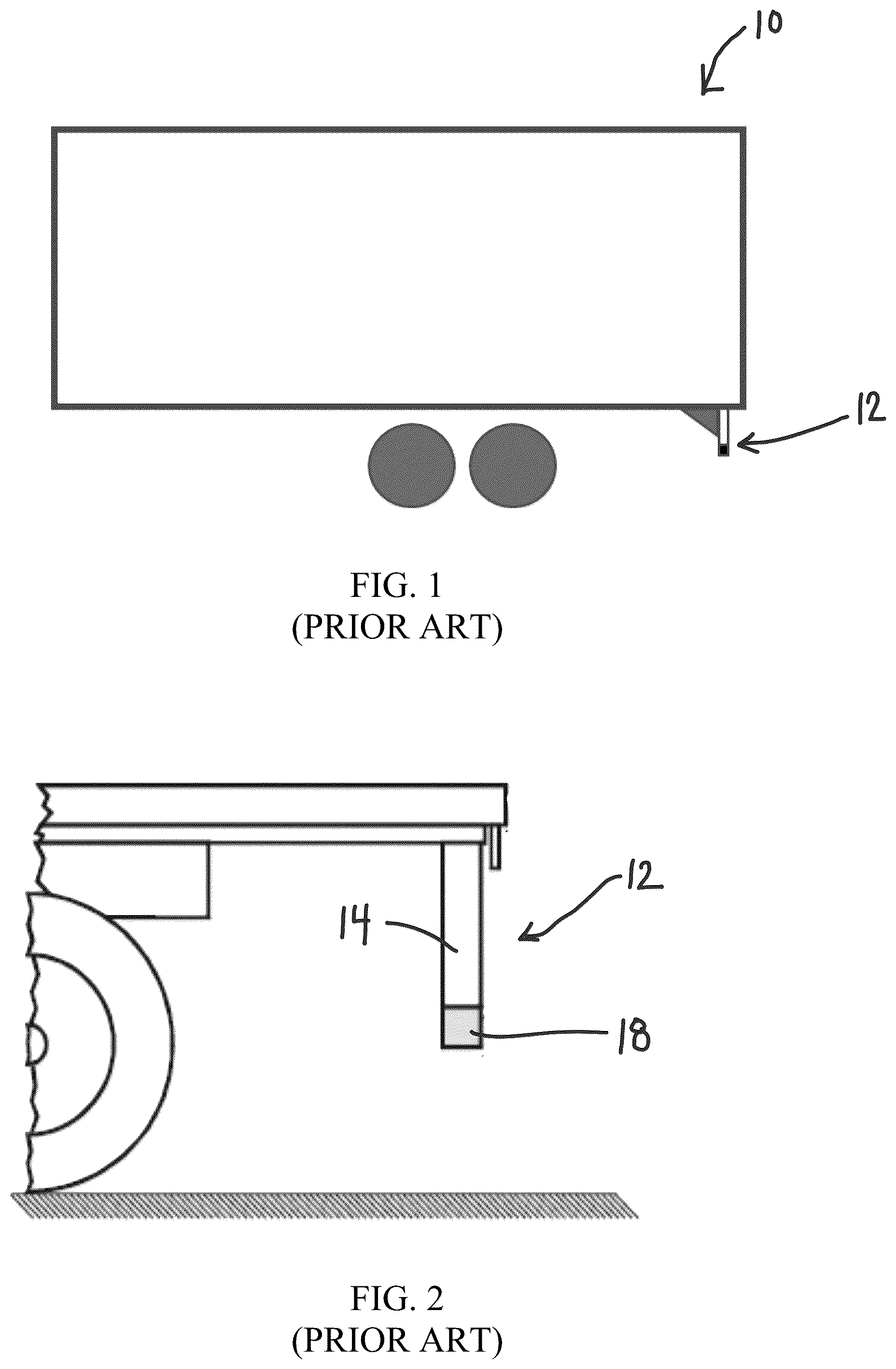 Patent US12319363 Figure 1 – System and apparatus for reducing the aerodynamic drag of a vehicle or trailer