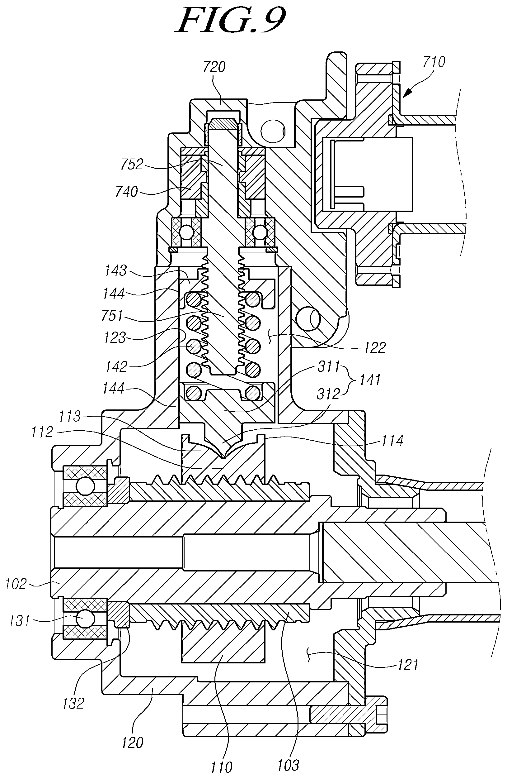 Patent US12319364 Figure 9 – Steer-by-wire steering apparatus