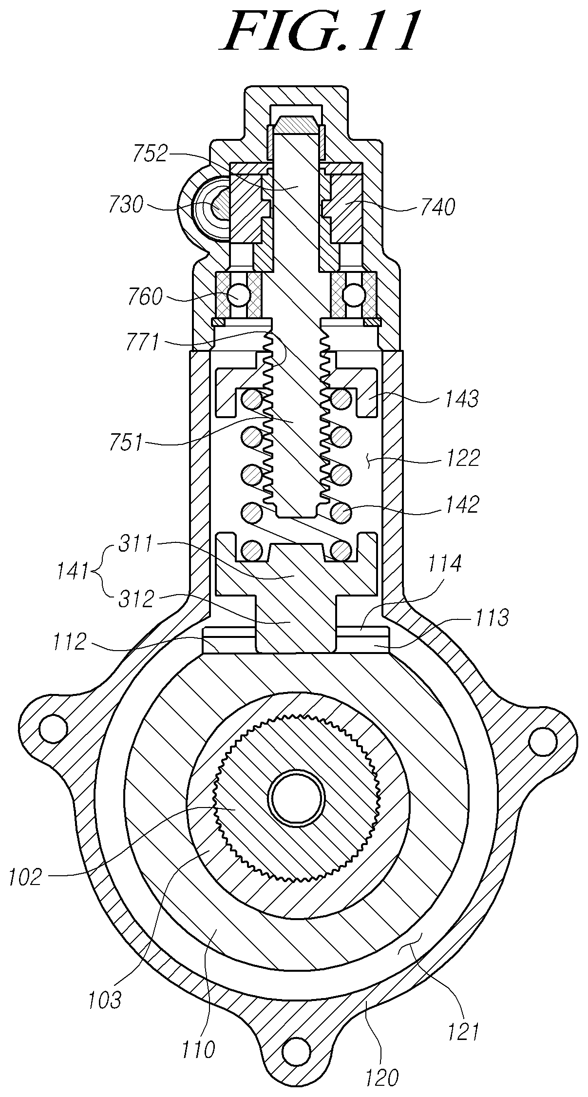 Patent US12319364 Figure 11 – Steer-by-wire steering apparatus