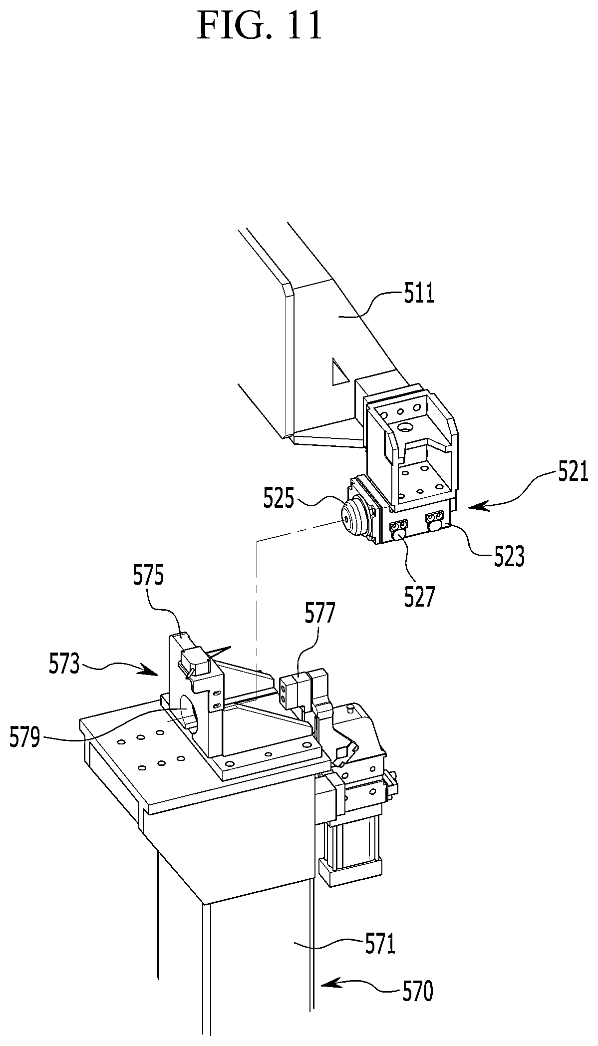 Patent US12319373 Figure 11 – Vehicle body assembly system