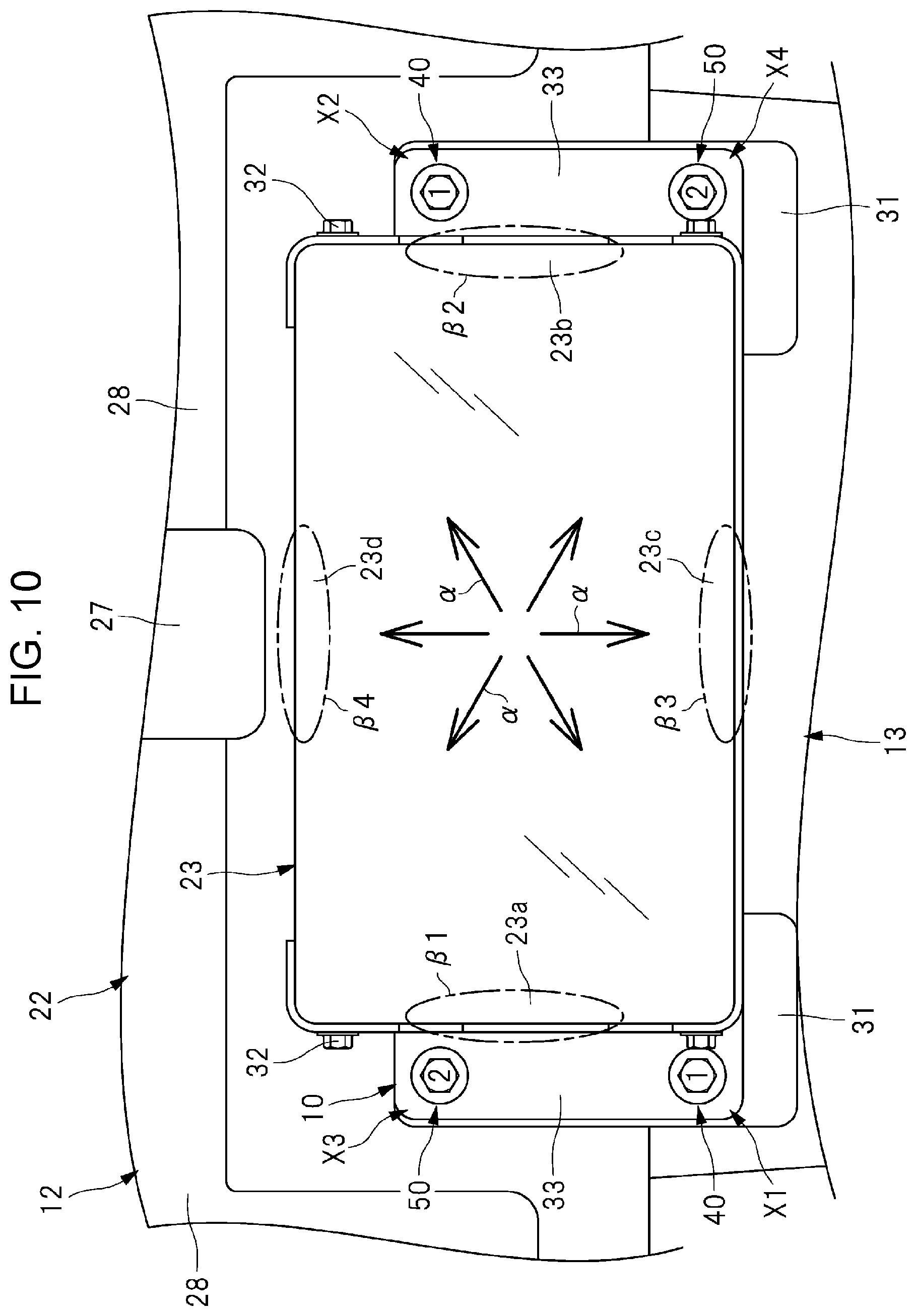 Patent US12319374 Figure 10 – Device attachment structure