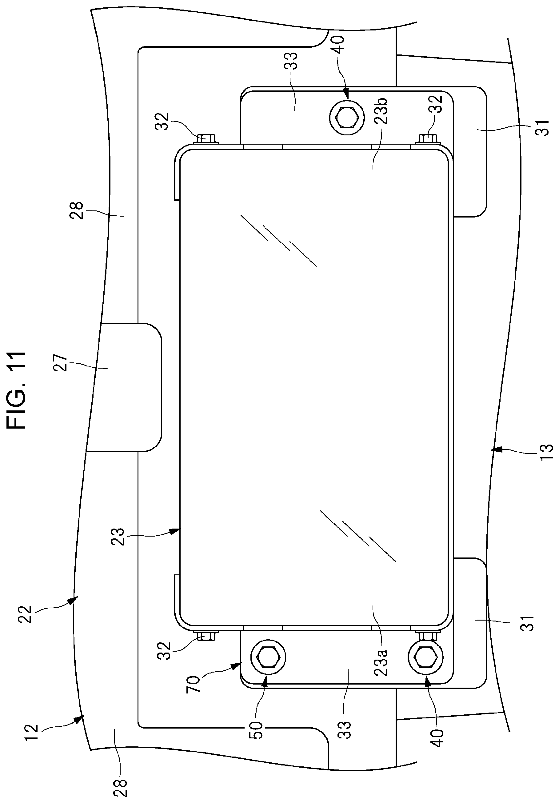 Patent US12319374 Figure 11 – Device attachment structure