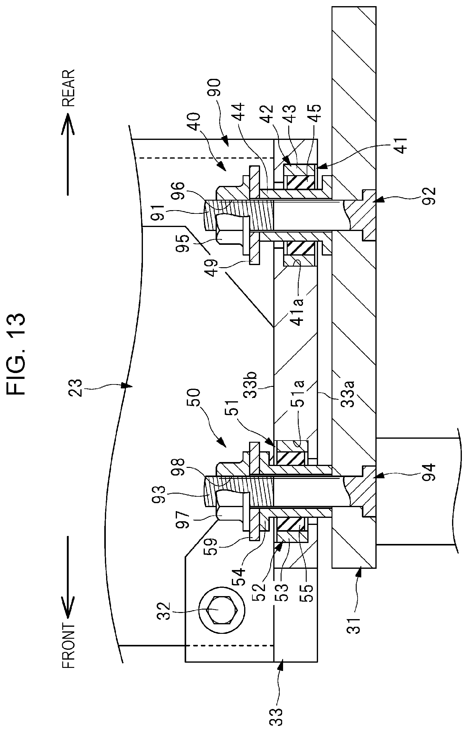 Patent US12319374 Figure 13 – Device attachment structure