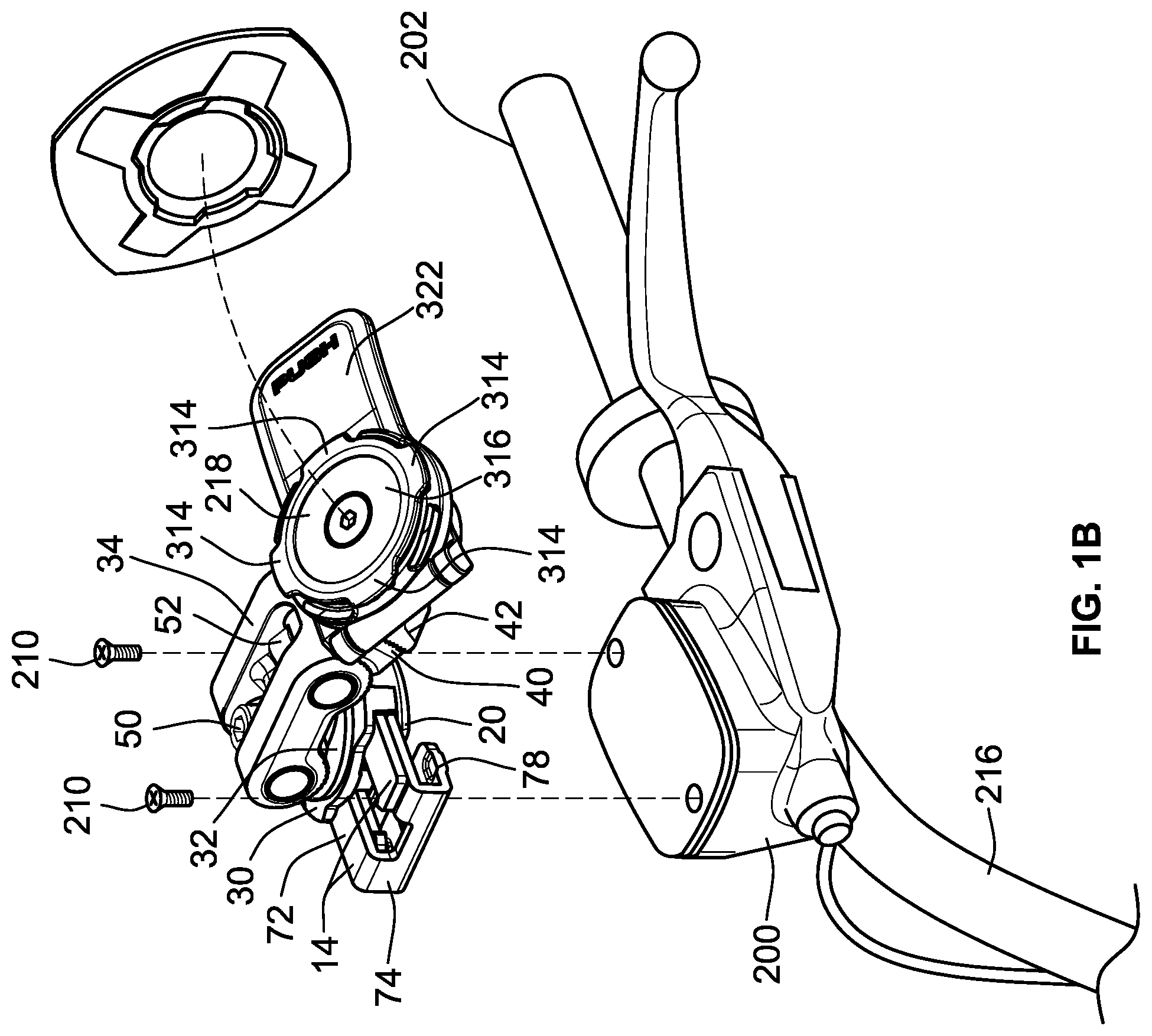 Patent US12319376 Figure 2 – Mount for a handheld electronic device