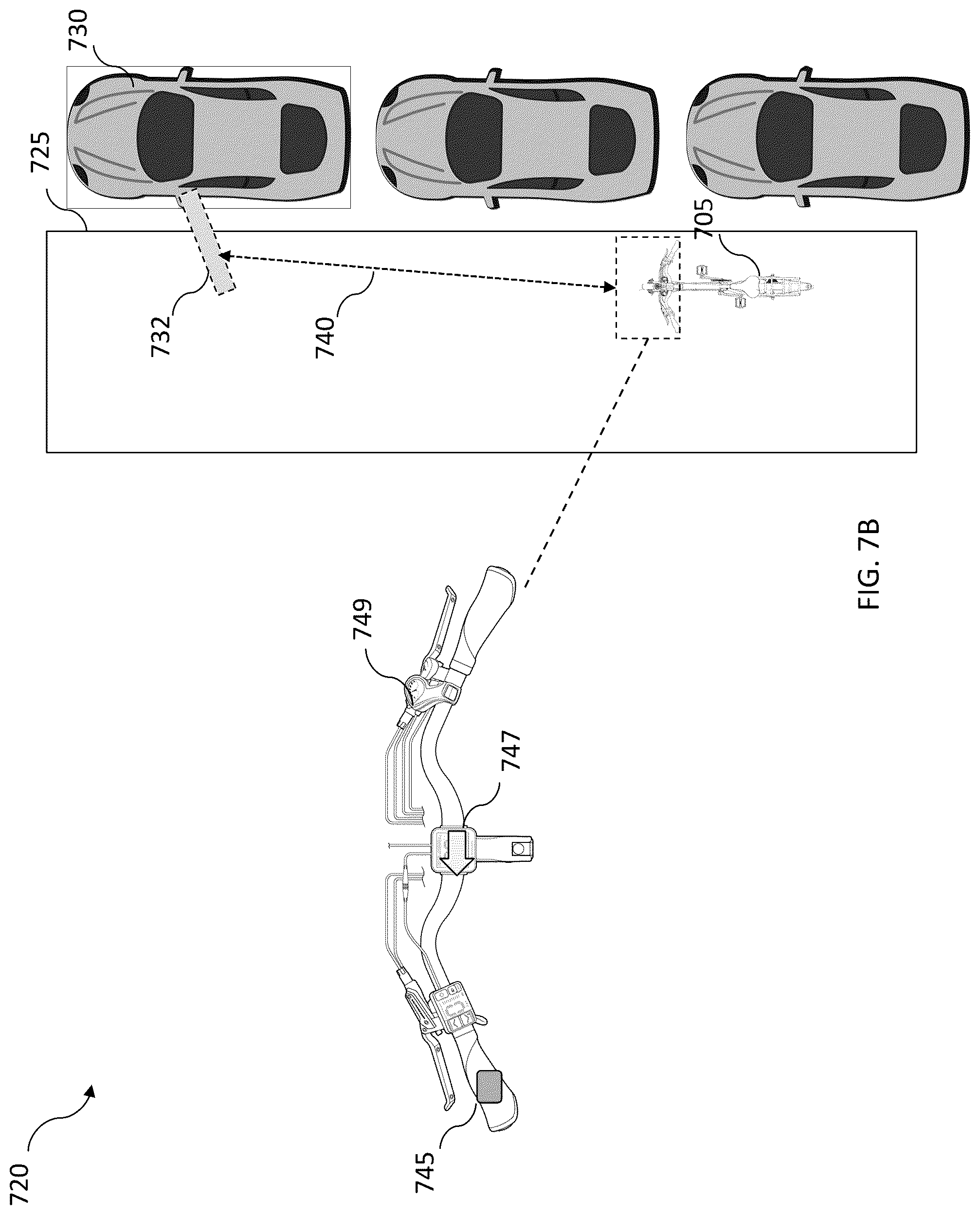 Patent US12319379 Figure 11 – Electric bicycle object detection system