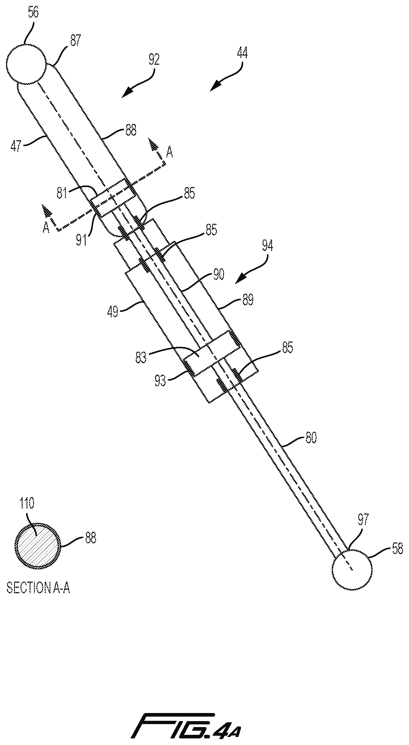 Patent US12319381 Figure 7 – Trailing link cycle wheel suspension assembly having gas pistons with unequal gas piston areas