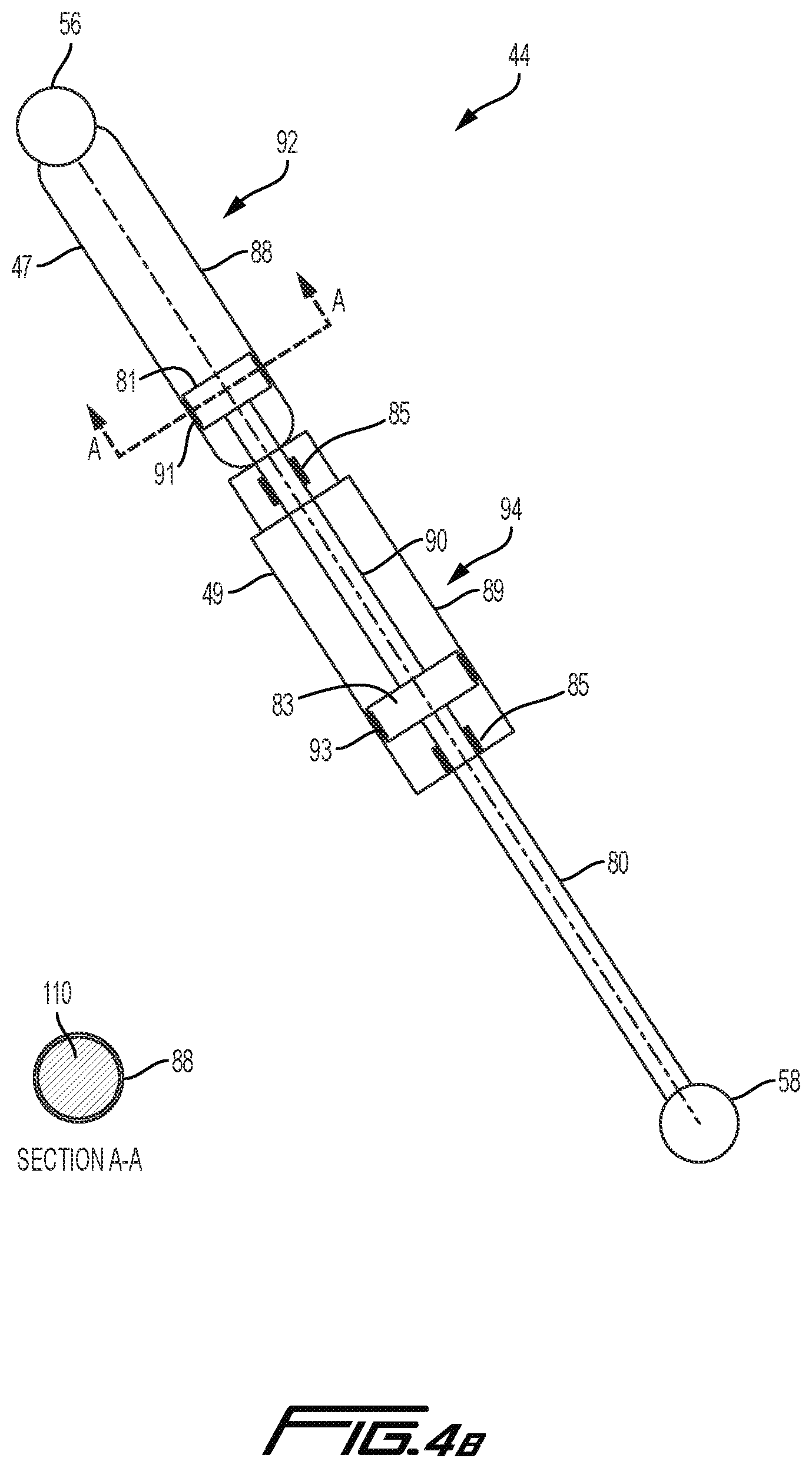 Patent US12319381 Figure 8 – Trailing link cycle wheel suspension assembly having gas pistons with unequal gas piston areas