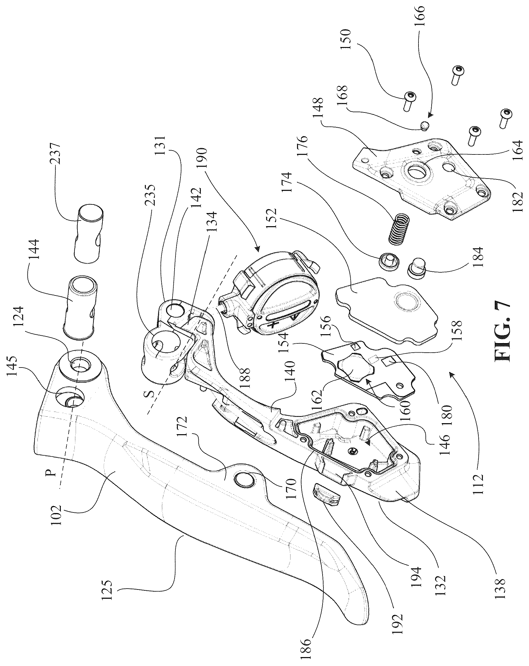 Patent US12319382 Figure 7 – Control device for a bicycle