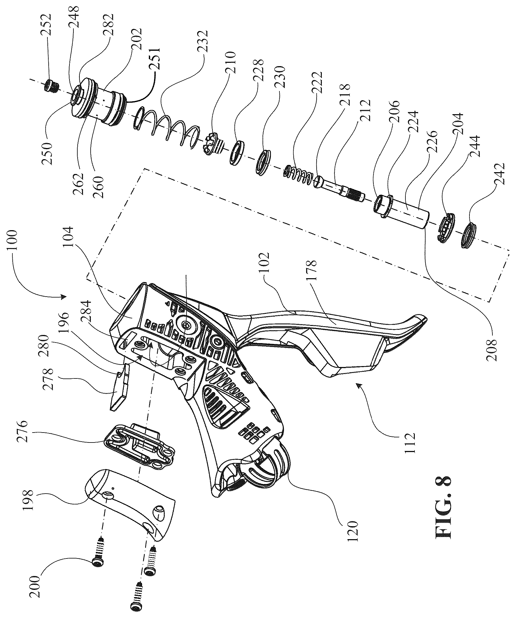Patent US12319382 Figure 8 – Control device for a bicycle