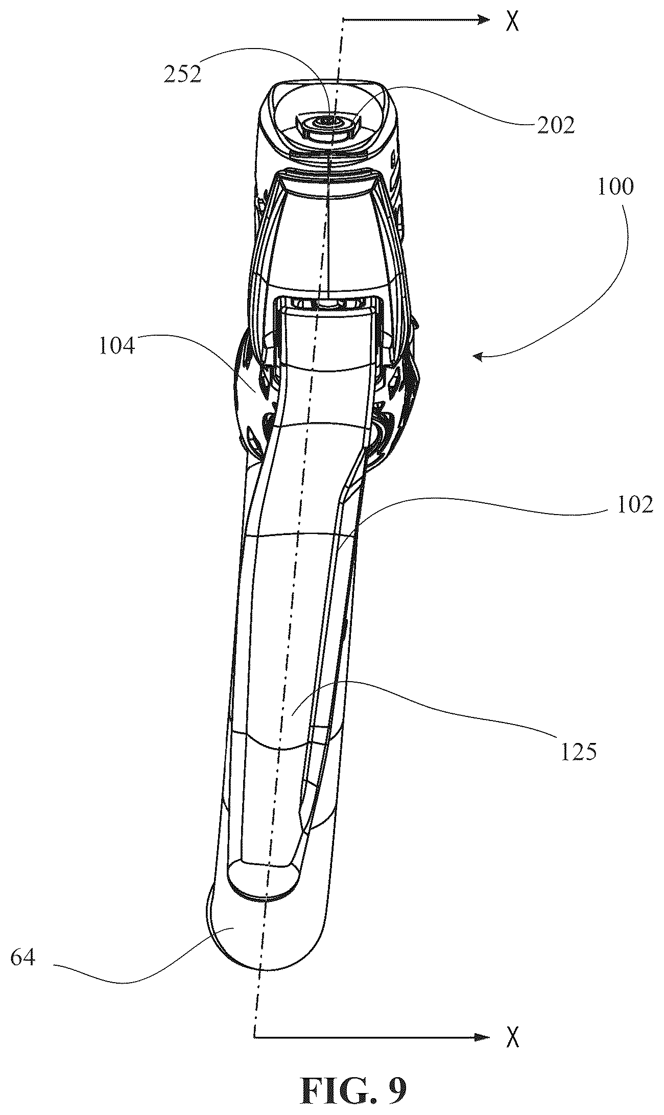 Patent US12319382 Figure 9 – Control device for a bicycle