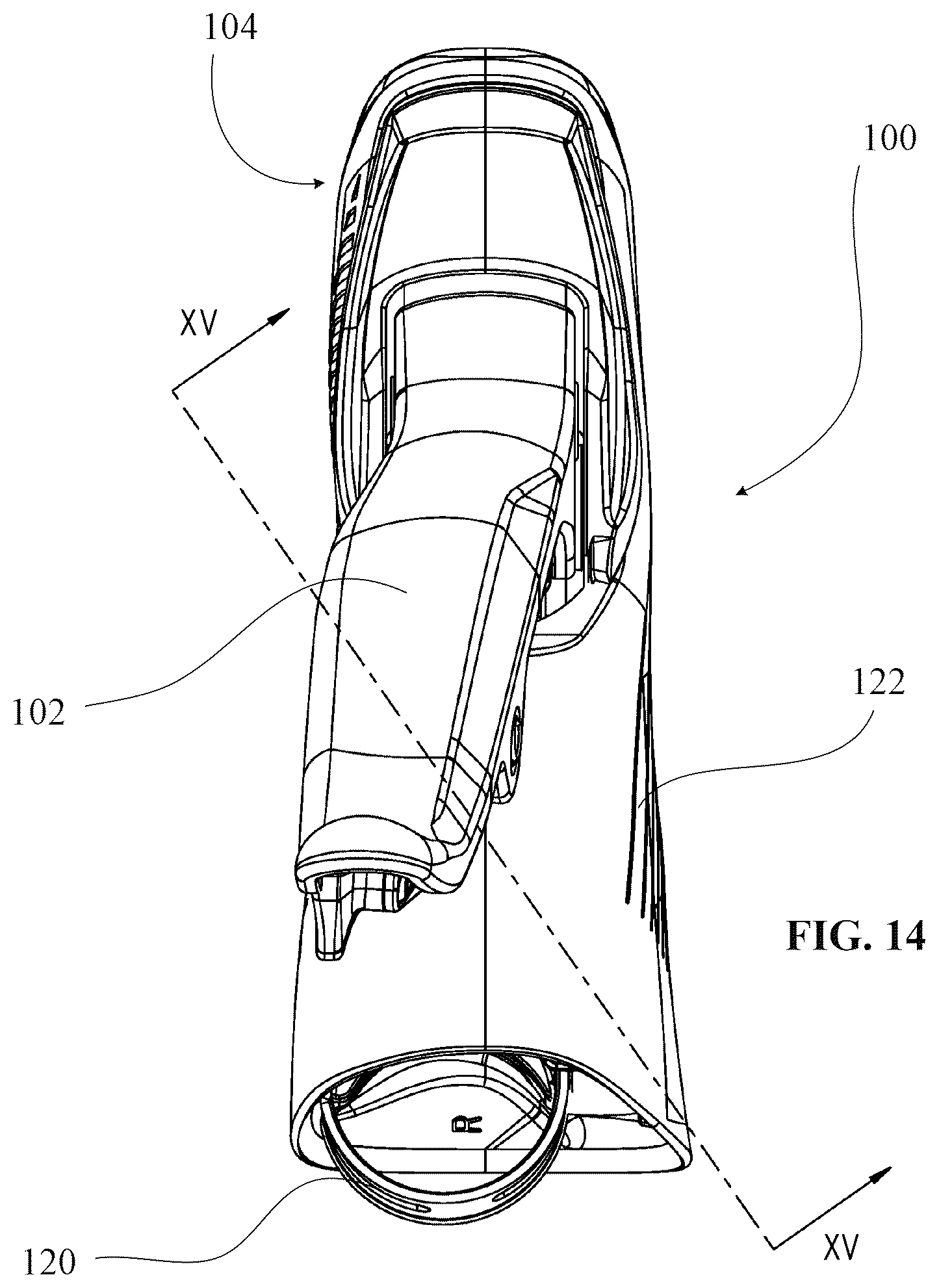 Patent US12319382 Figure 14 – Control device for a bicycle
