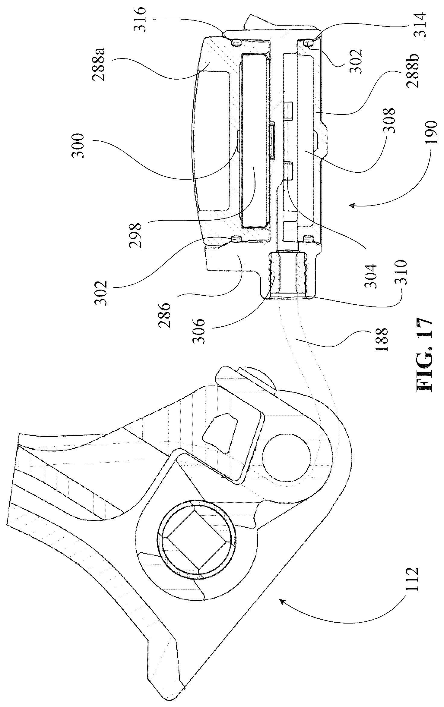 Patent US12319382 Figure 17 – Control device for a bicycle