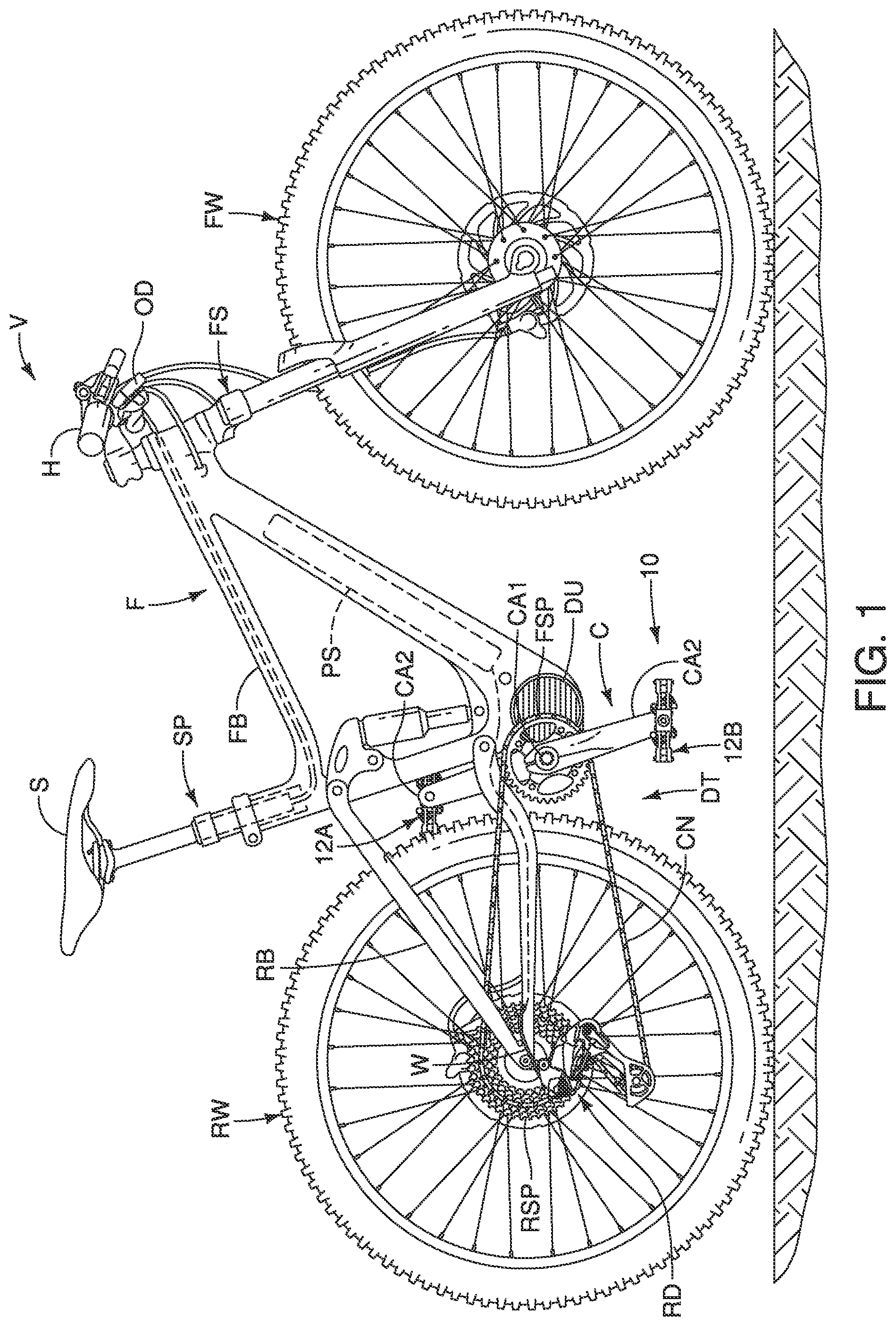 Patent US12319383 Figure 1 – Pedal assembly for human powered vehicle