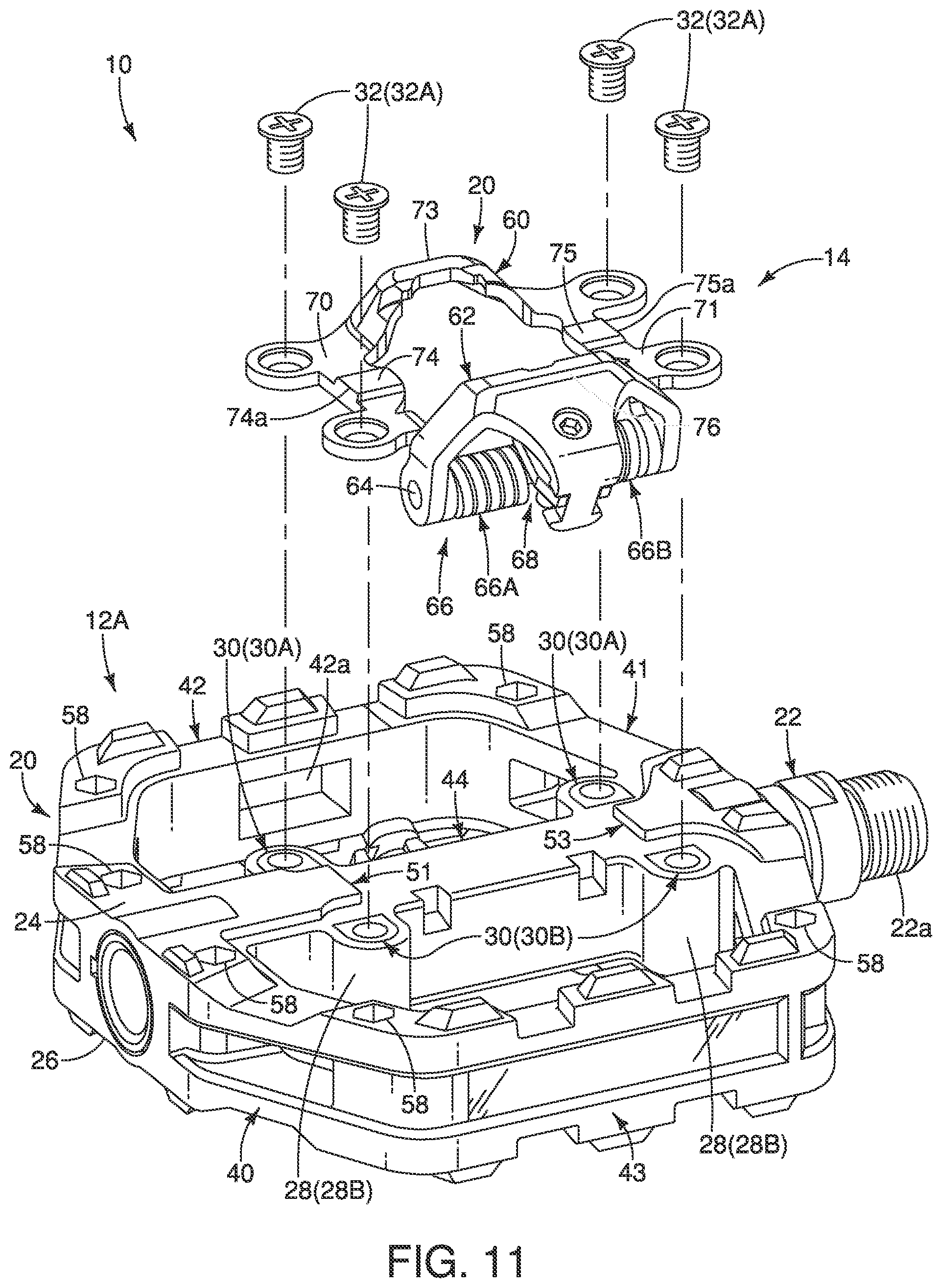 Patent US12319383 Figure 9 – Pedal assembly for human powered vehicle