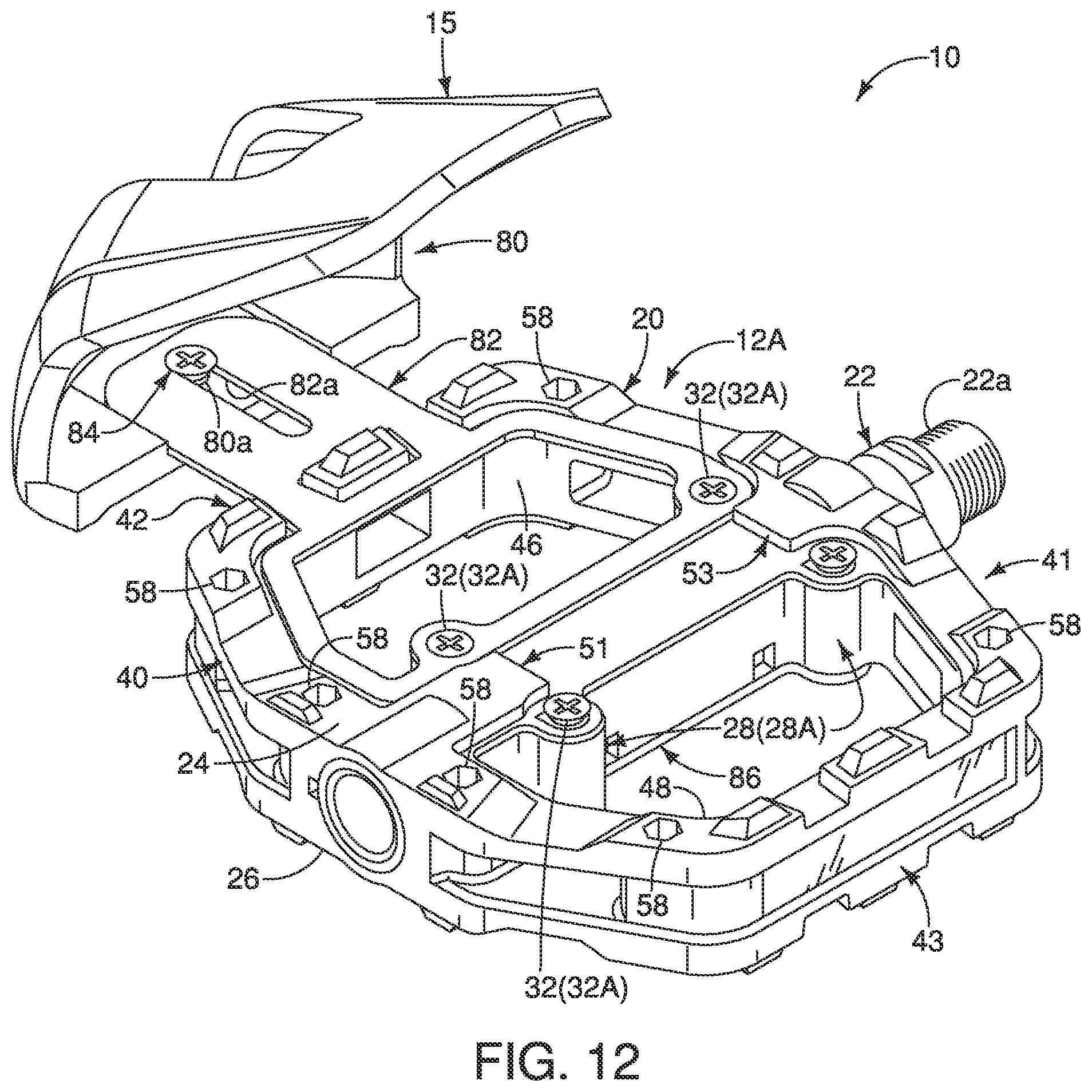 Patent US12319383 Figure 10 – Pedal assembly for human powered vehicle