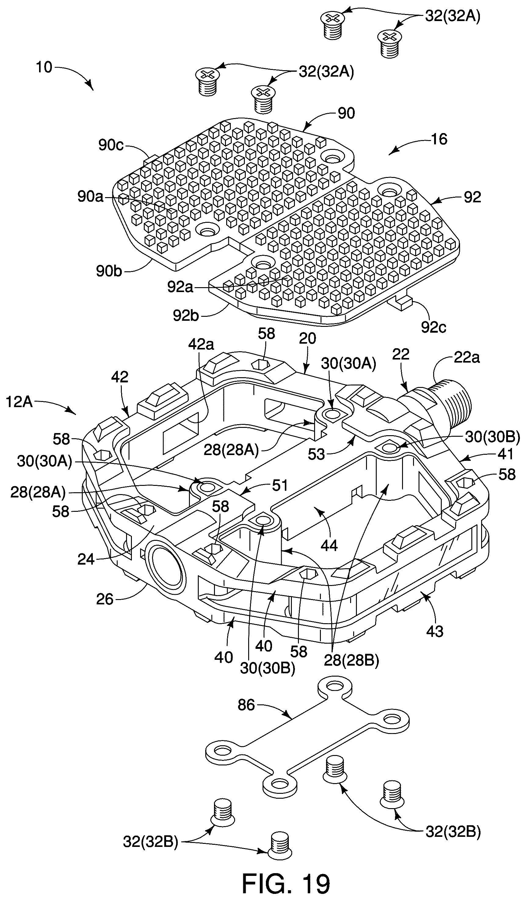 Patent US12319383 Figure 16 – Pedal assembly for human powered vehicle